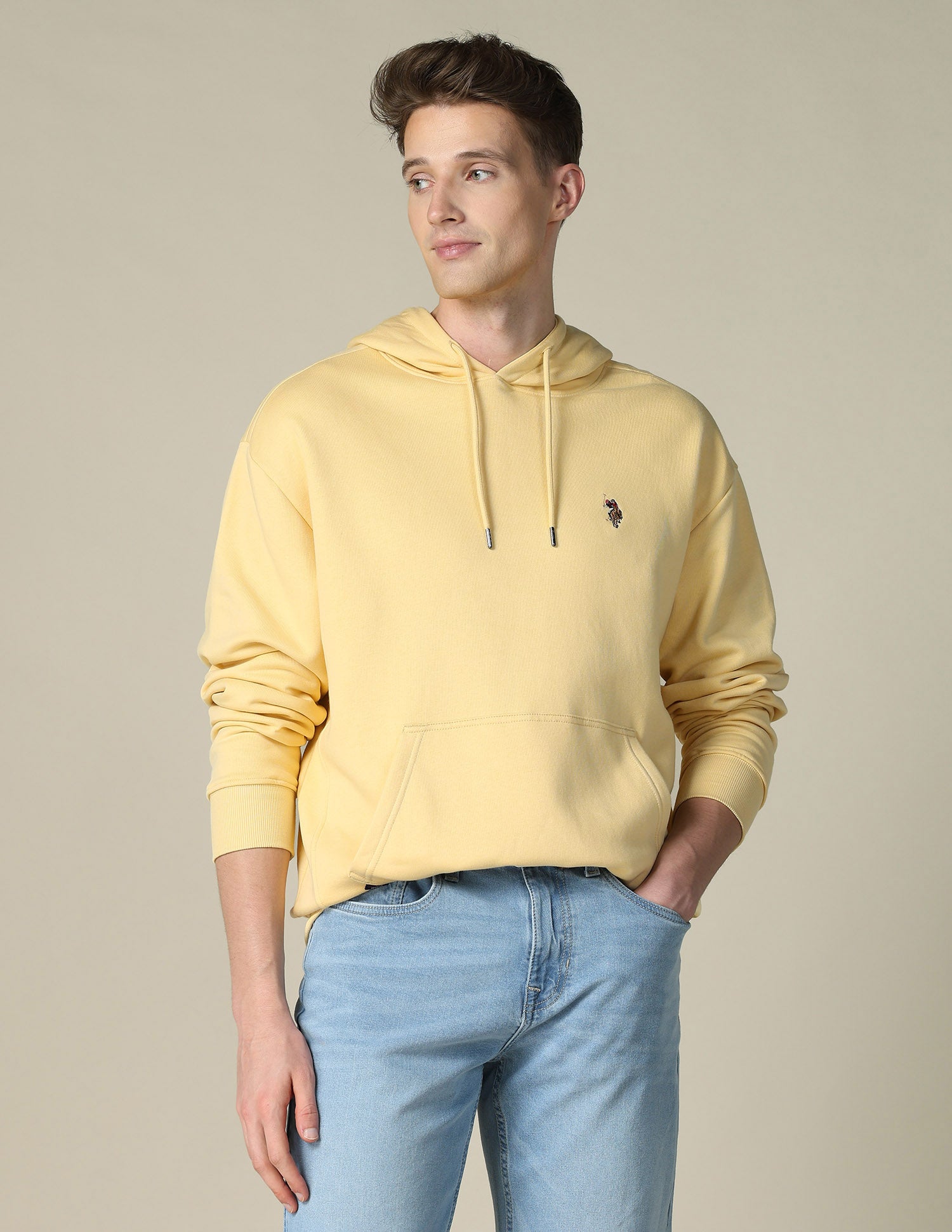 Relaxed Fit Solid Sweatshirt