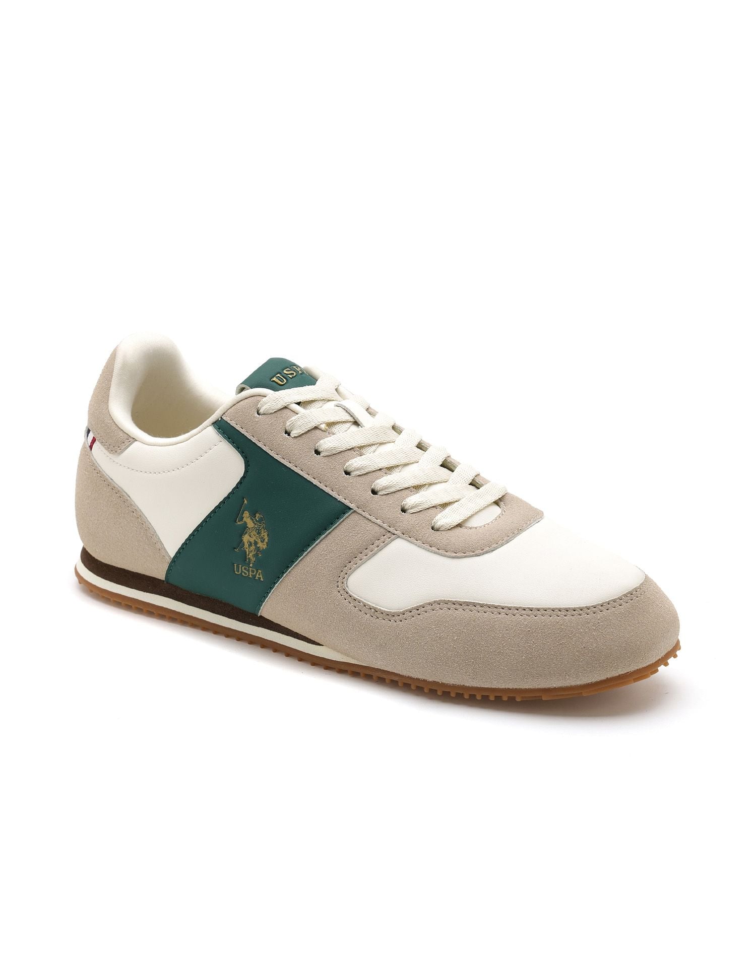 Men Enco Suede Colourblocked Sneakers