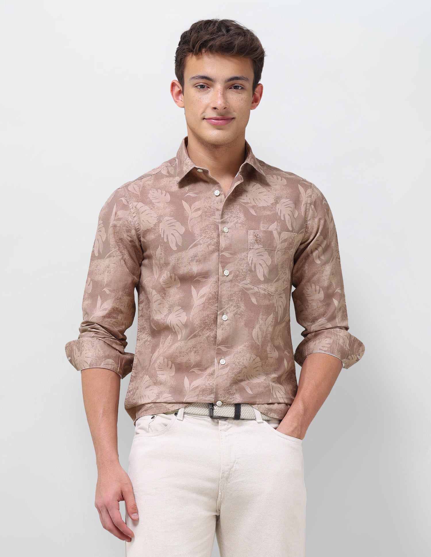 Tropical Printed Regular Fit Shirt