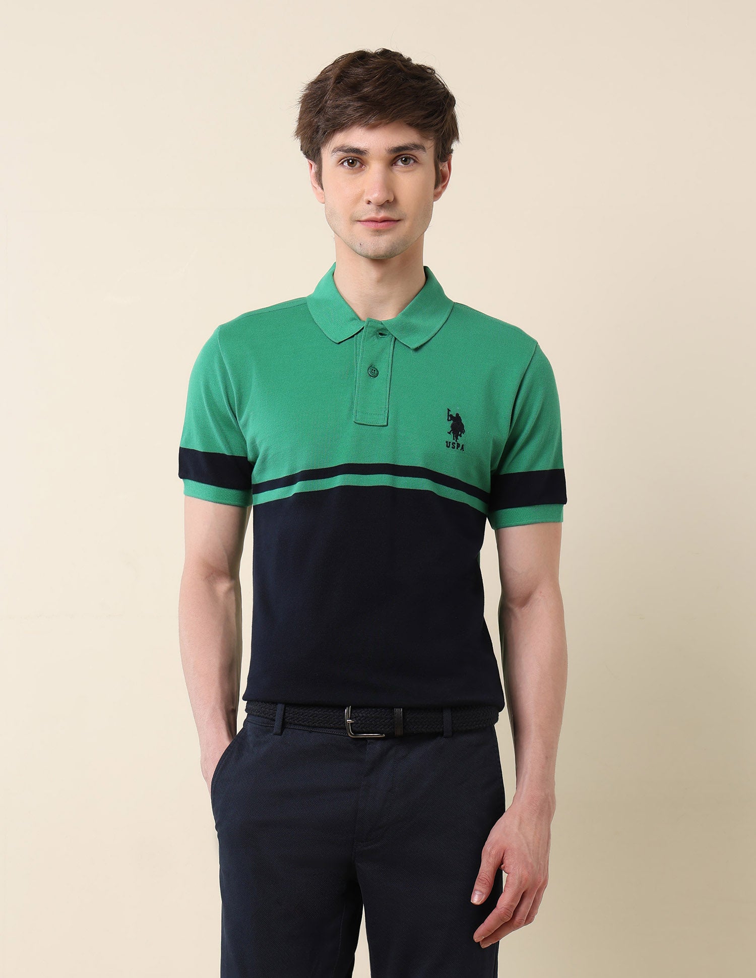 Colourblocked Classic Polo Shirt