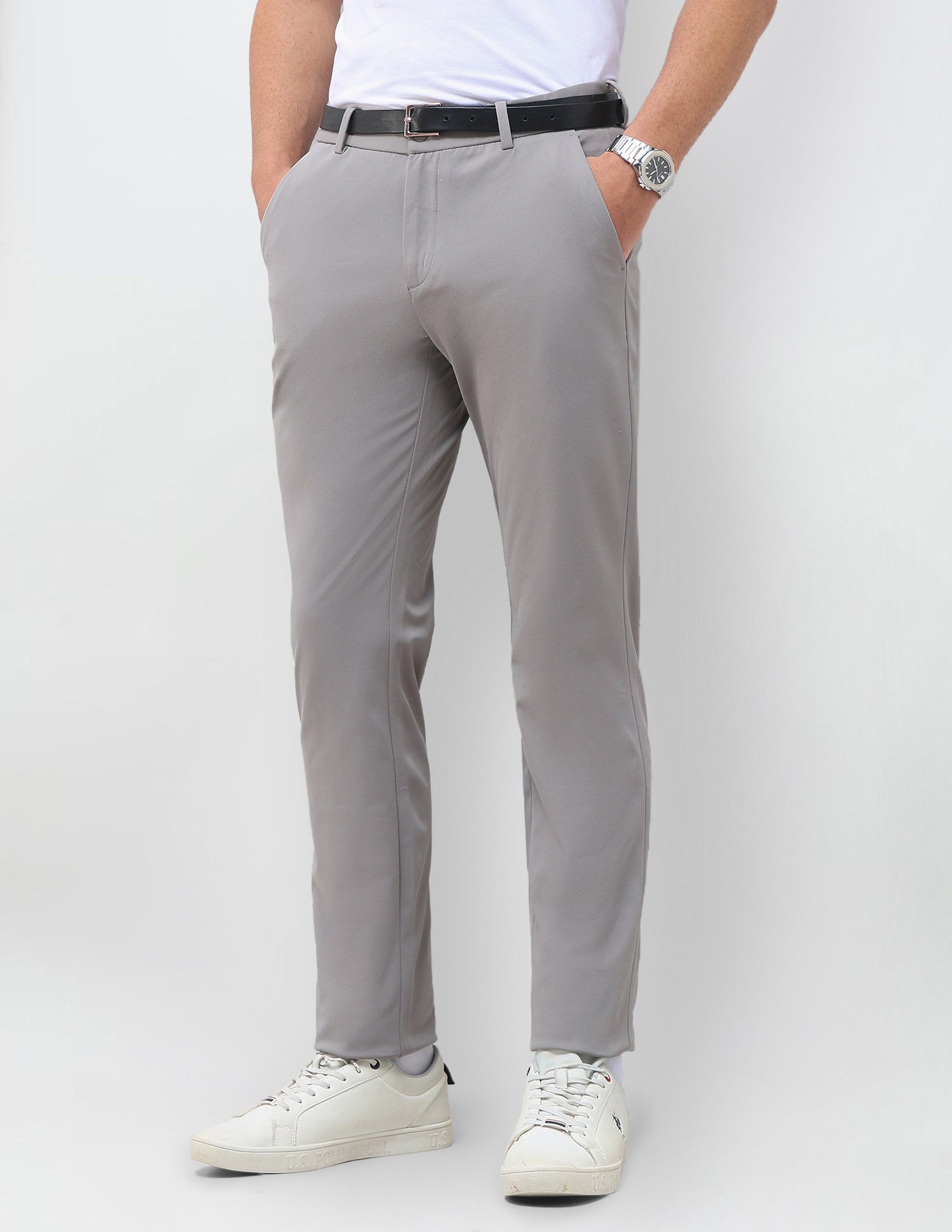 Knitted Denver Slim Fit Trousers