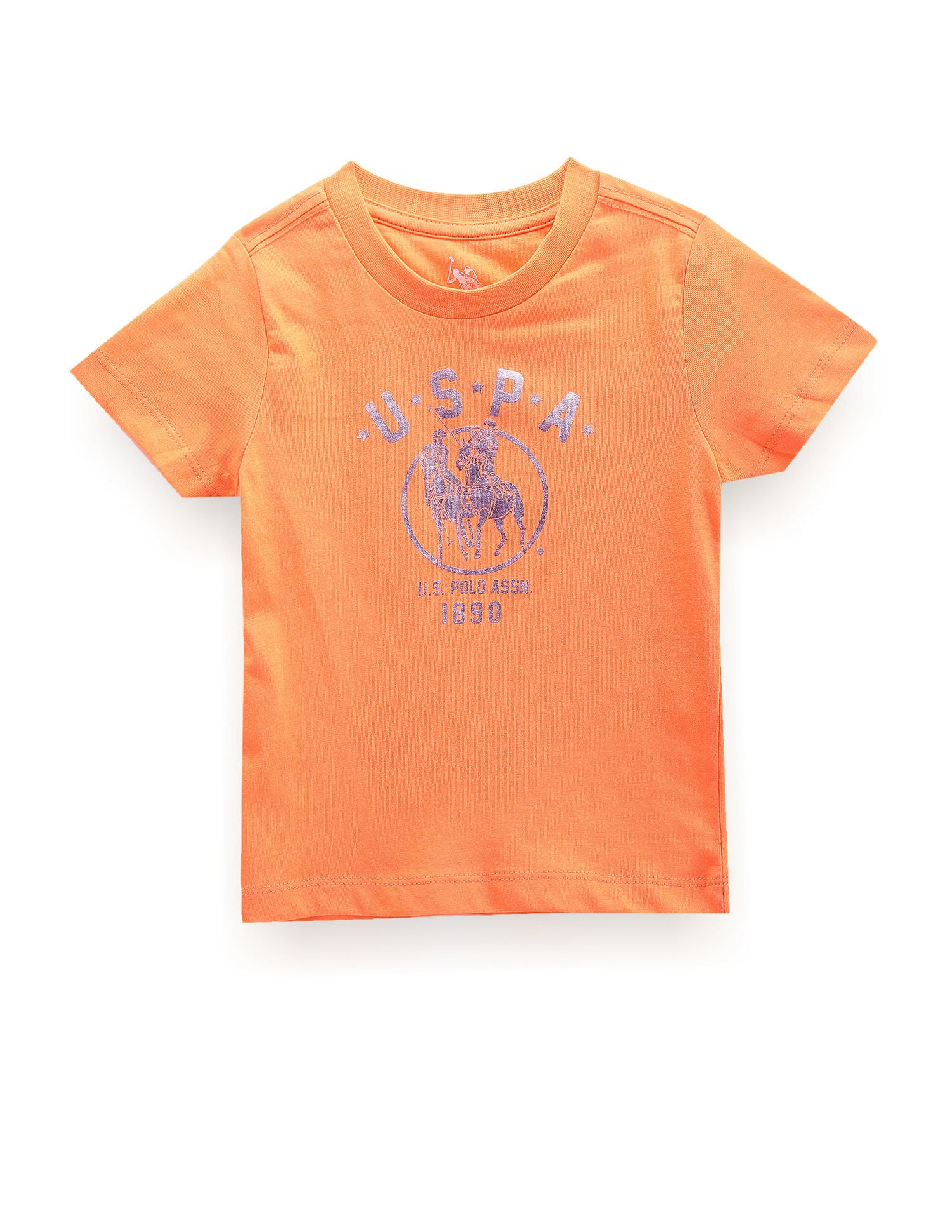 Boys Brand Print Cotton T-Shirt