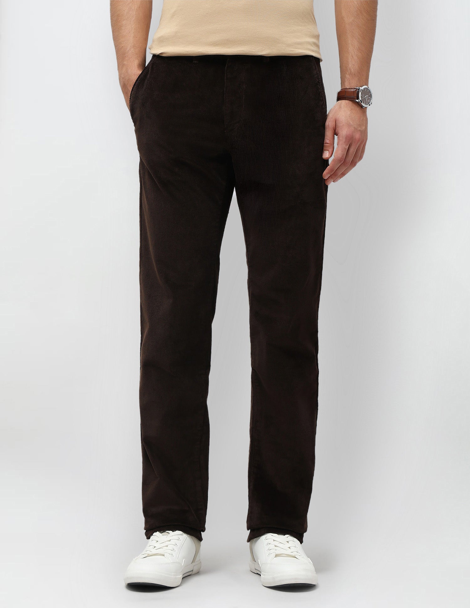 Riley Straight Fit Corduroy Trousers