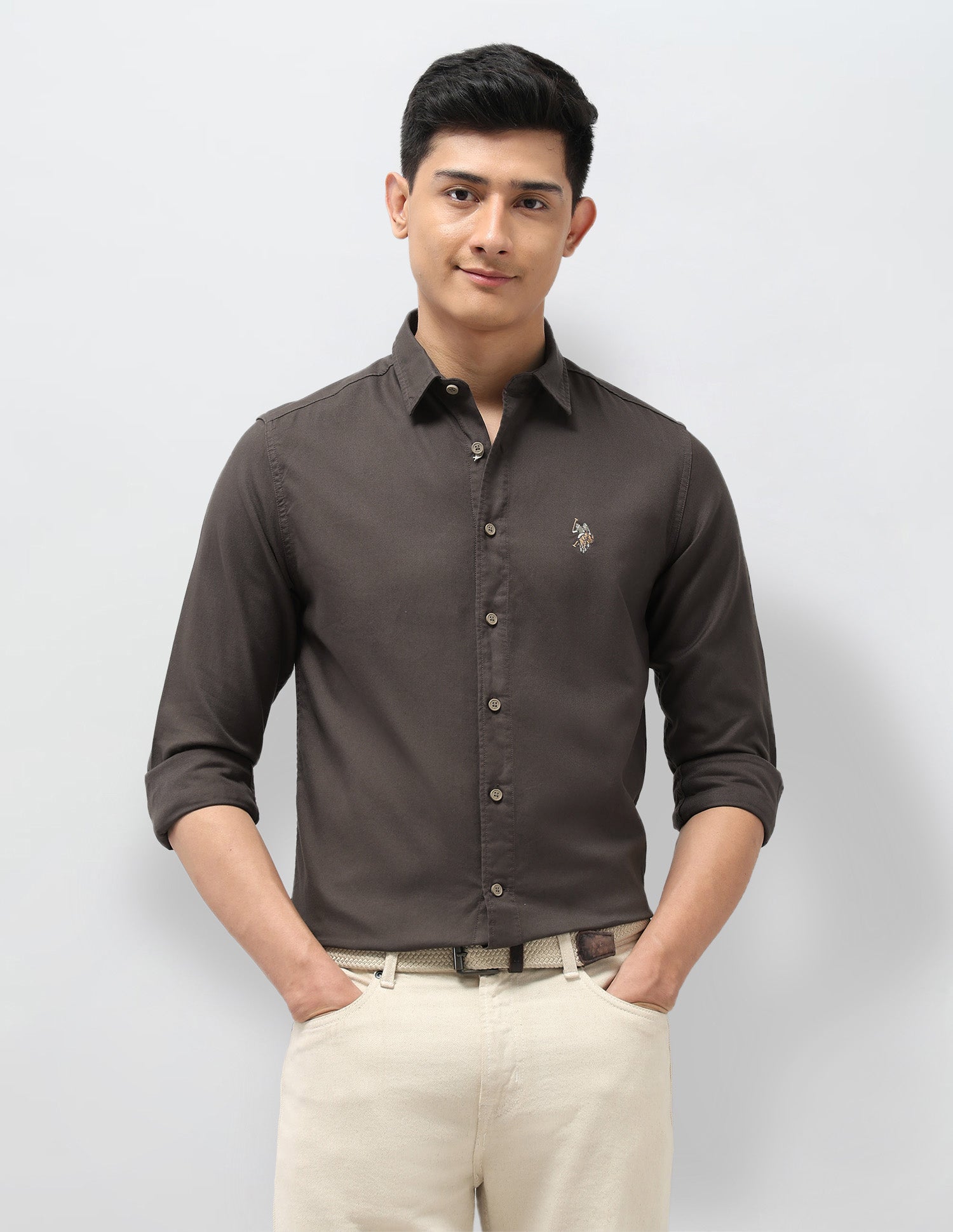 Twill Pure Cotton Shirt