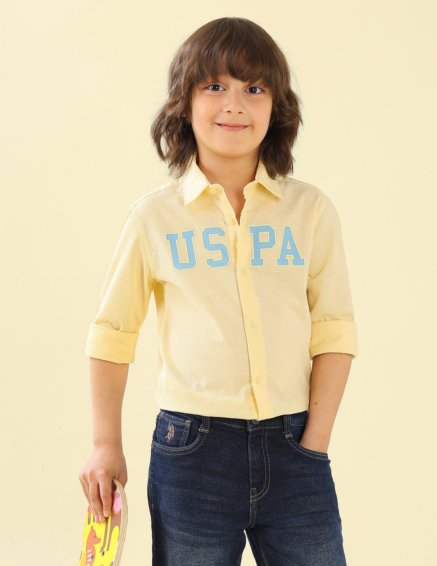 Brand Printed Regular Fit Shirt