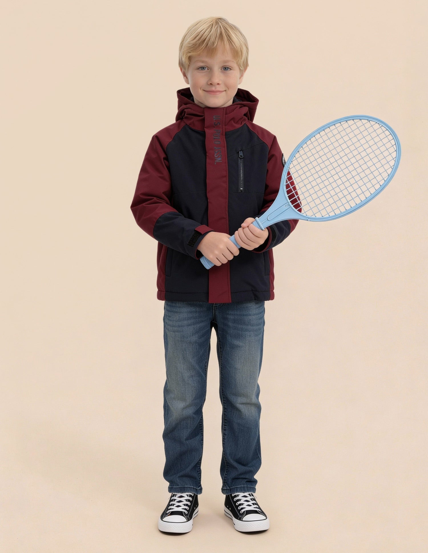 Boys Colourblocked Puffer Jacket