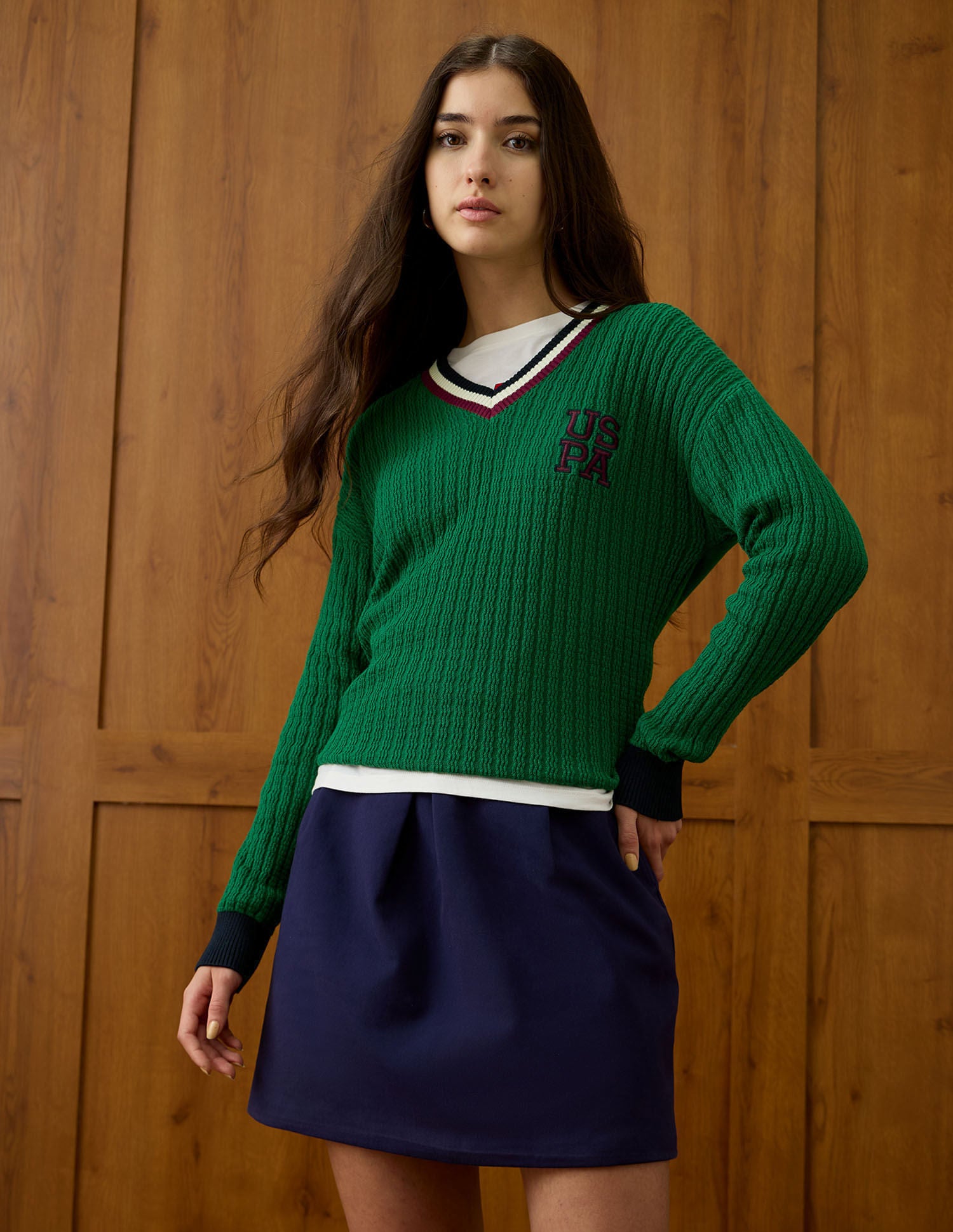 Textured Relaxed Fit Sweater