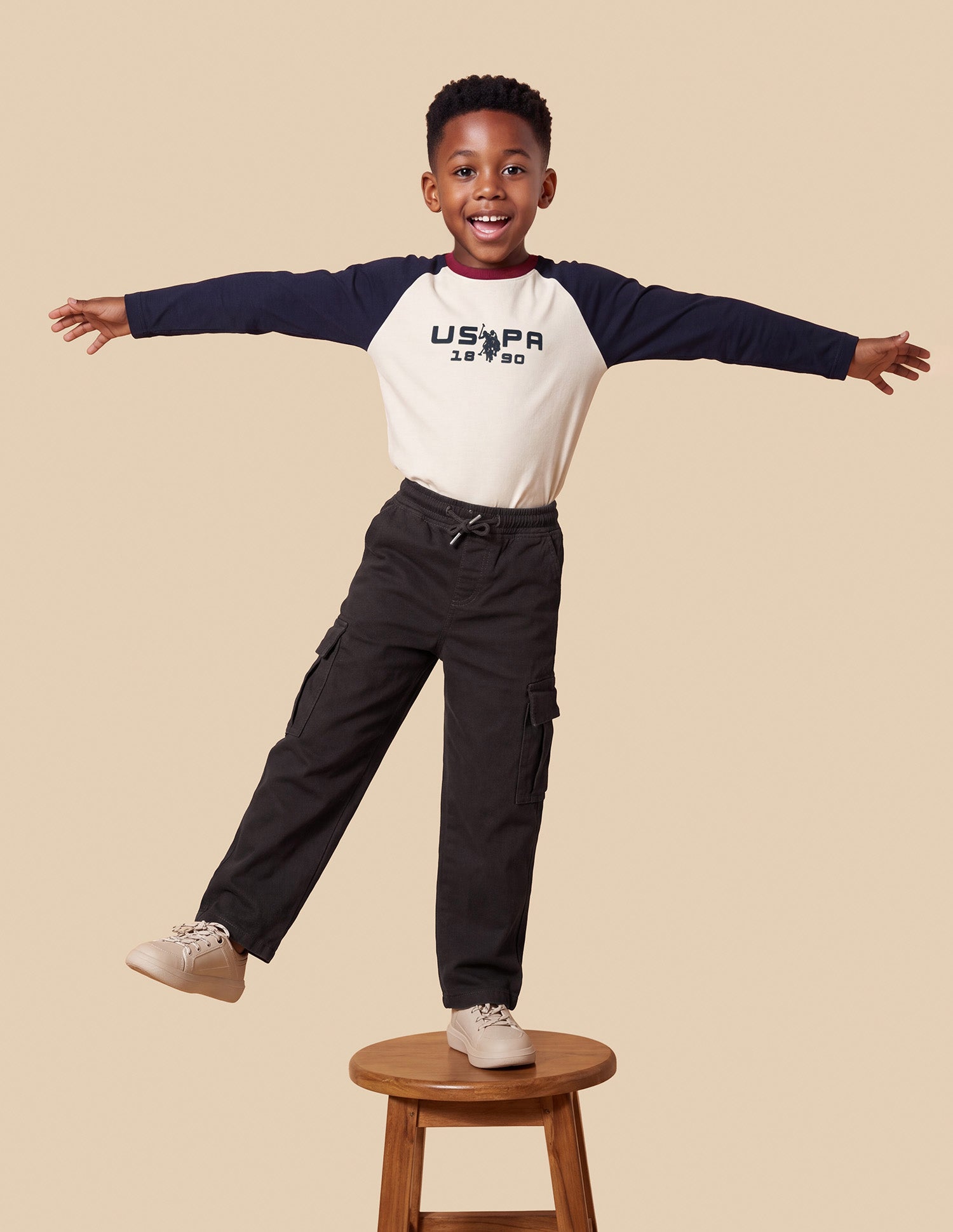 Baggy Fit Brown Cargo Jeans