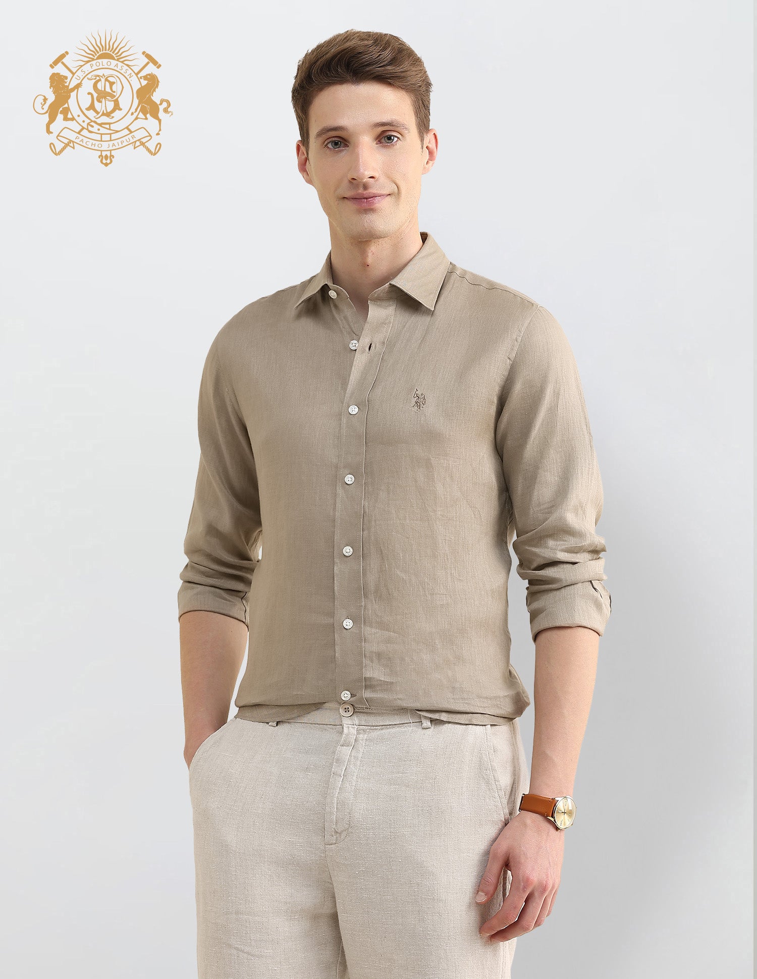 Solid Color Fit Solid Regular Fit Shirt