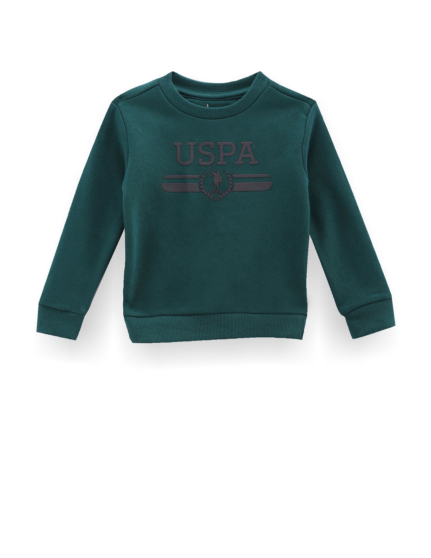 Boys Crew Neck Brand Print Sweatshirt