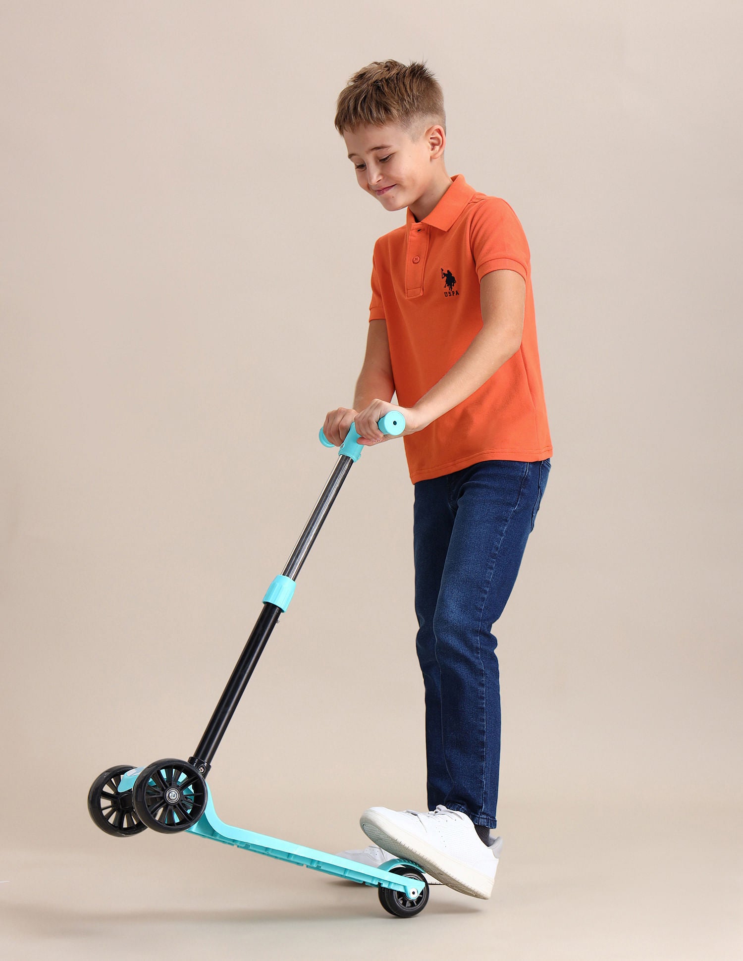 Boys Pure Cotton Regular Polo Shirt