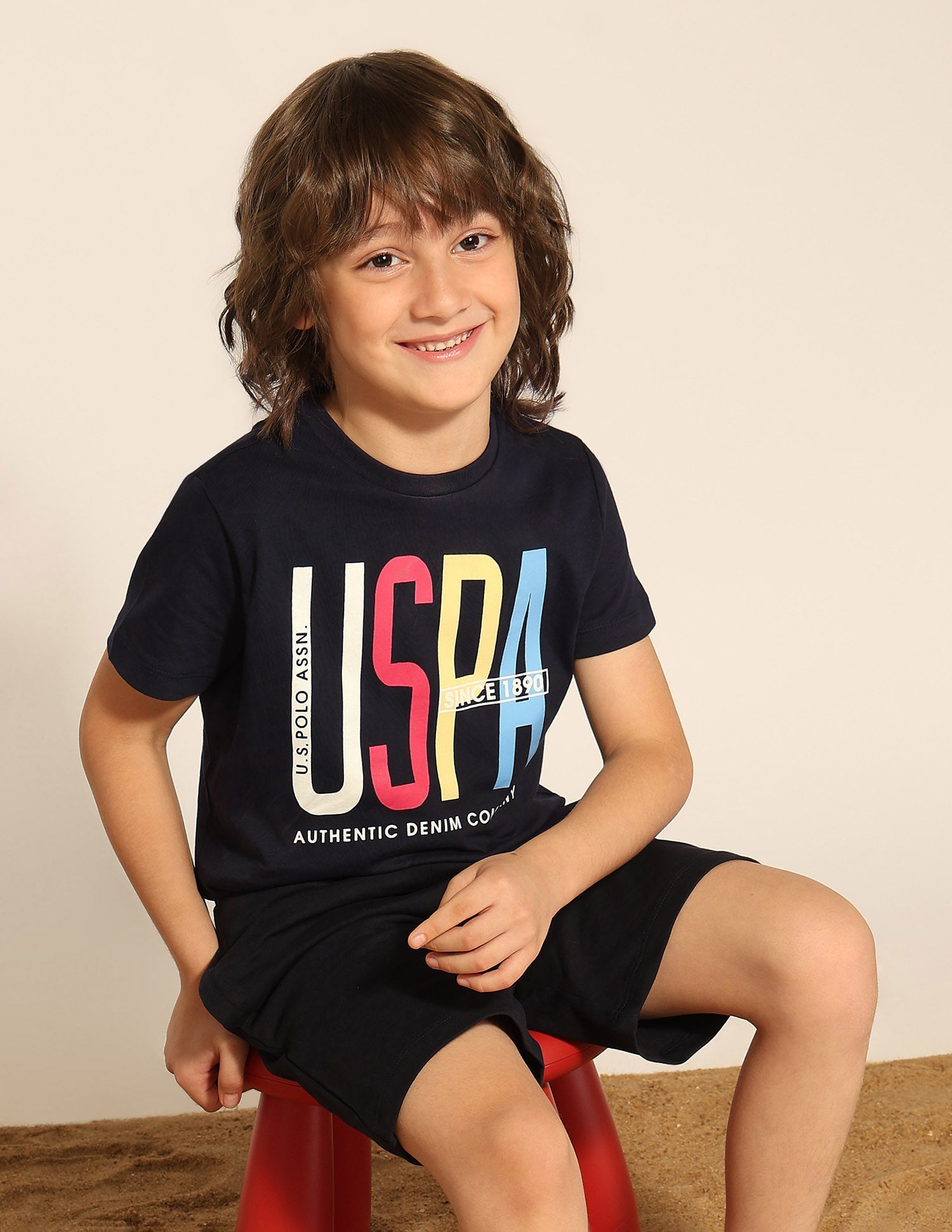 Boys Brand Printed Pure Cotton T-Shirt