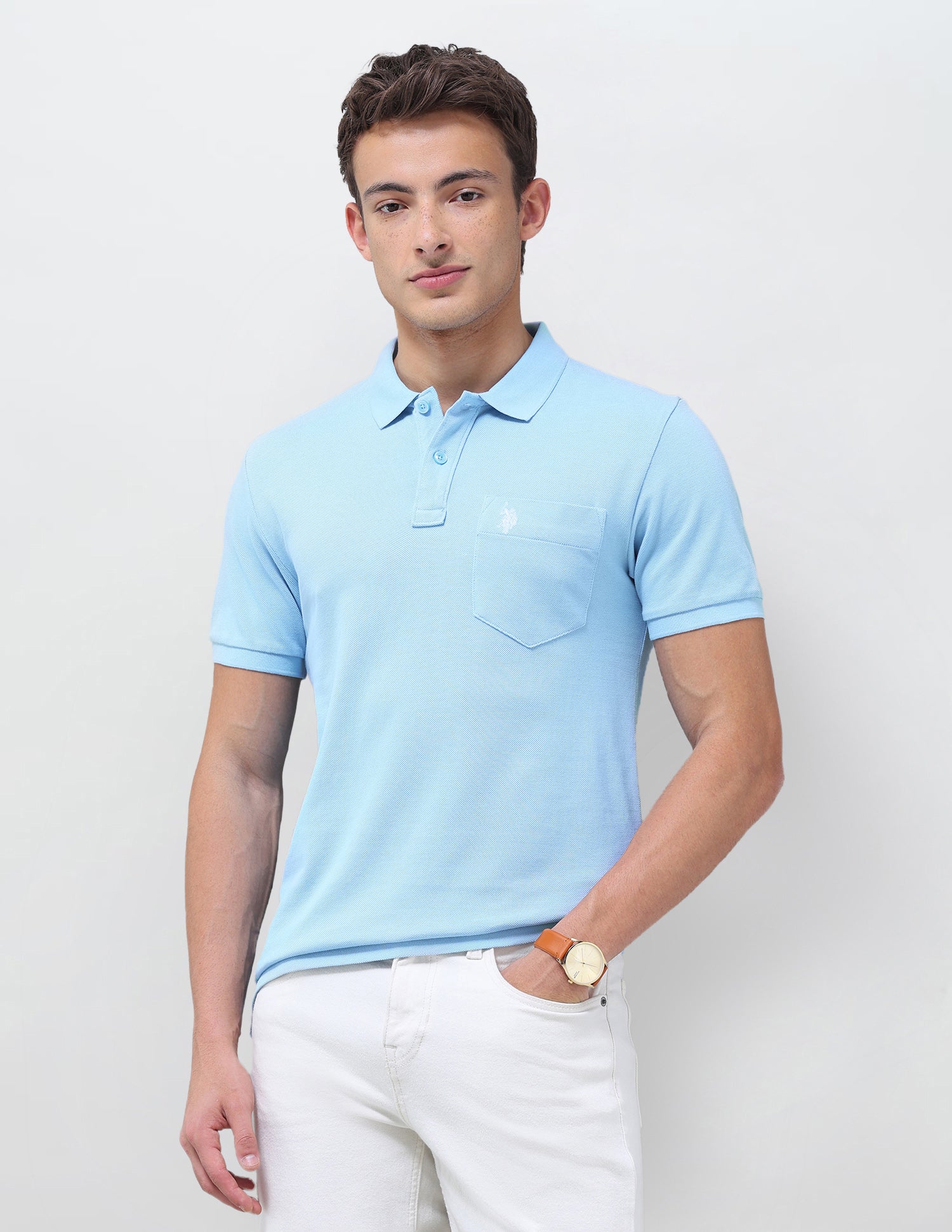 Solid Slim Fit Polo Shirt
