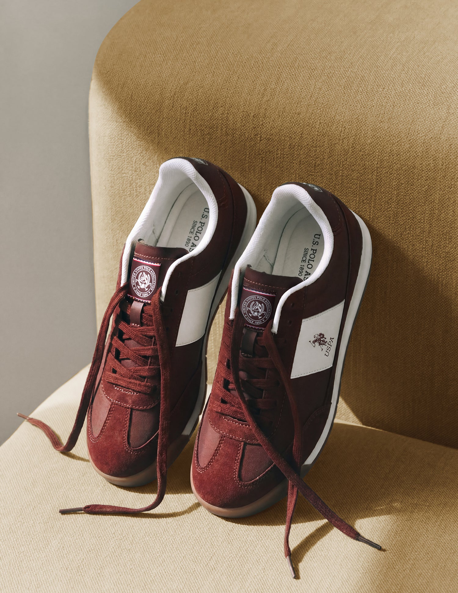 Colour Blocked Lace Ups Gallop Sneakers