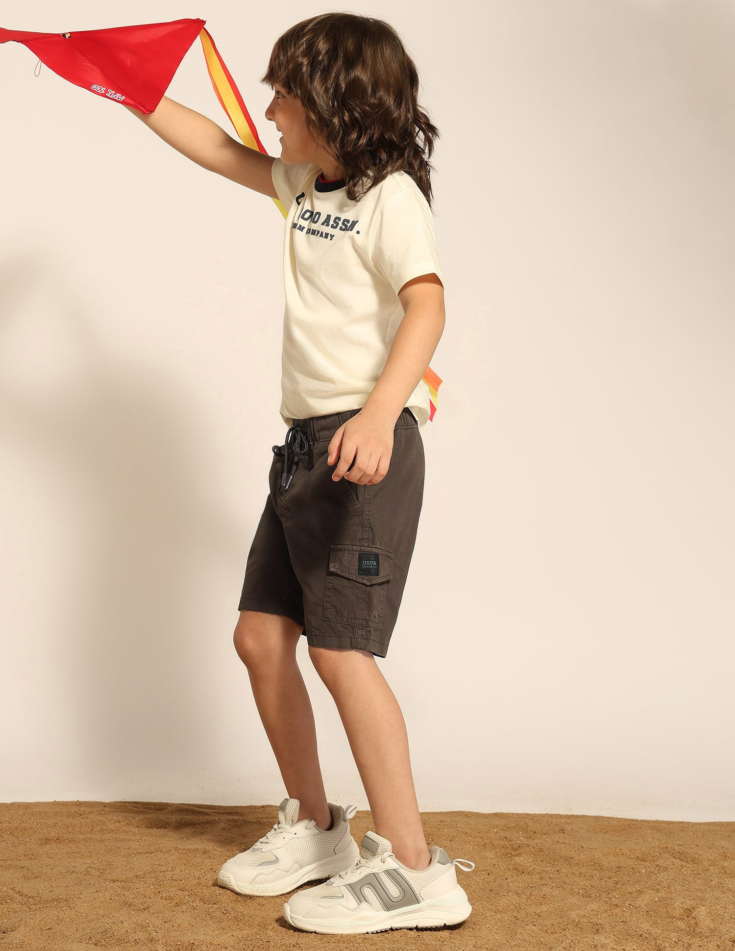 Boys Twill Cargo Shorts