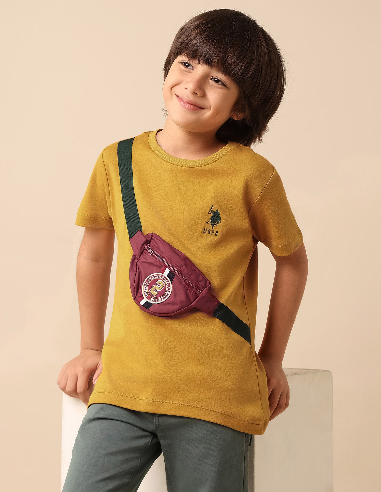 Boys Pure Cotton Regular Fit T Shirt