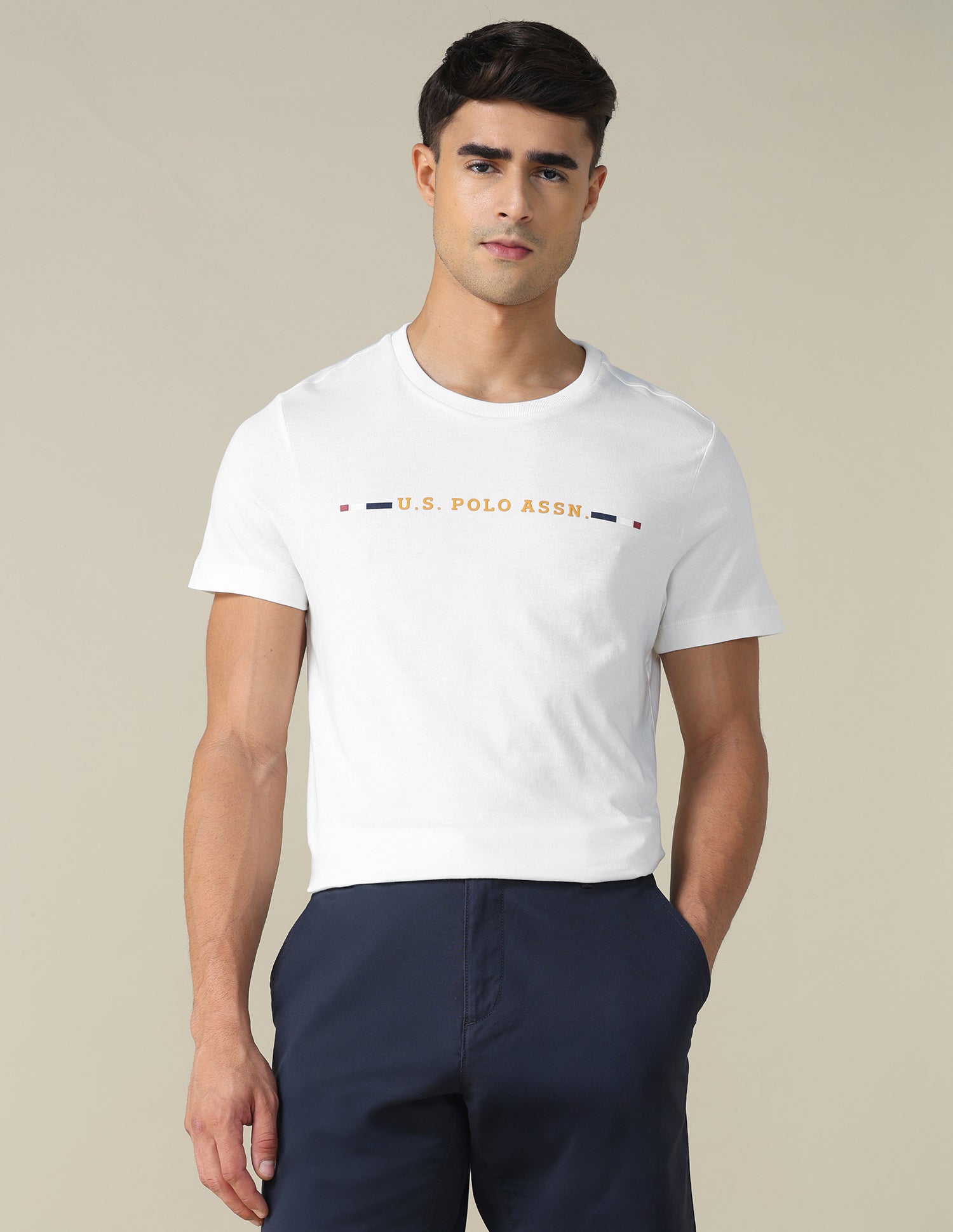 Regular Fit Solid T-shirt