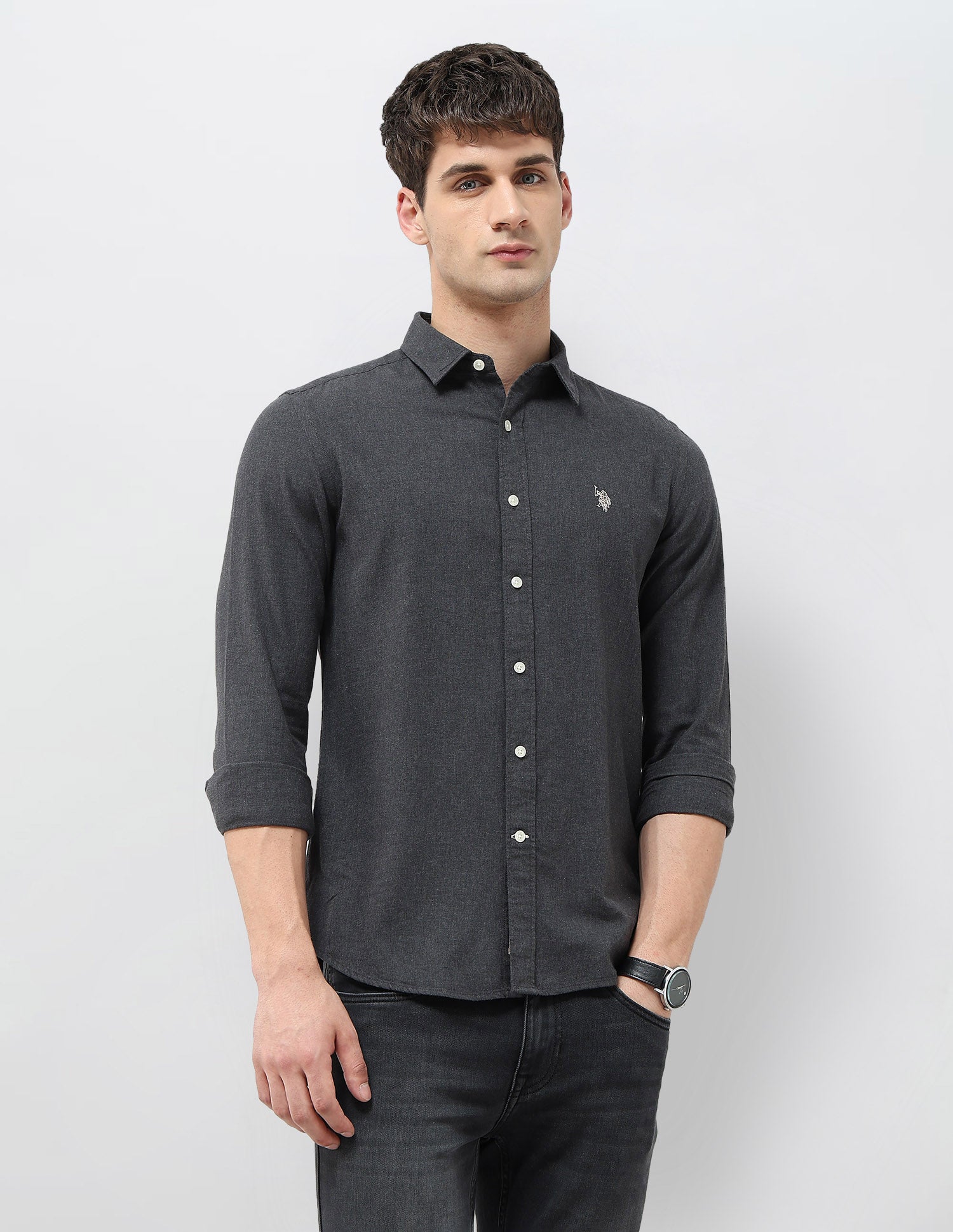 Solid Regular Fit Shirt