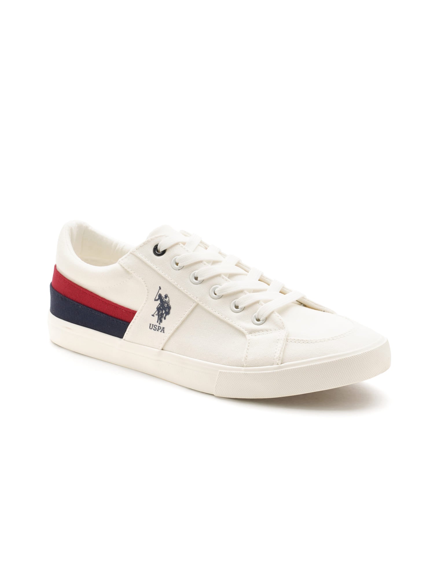 Men Clarkin 10.0 Colourblocked Sneakers Off White - U.S. Polo Assn. India | Large