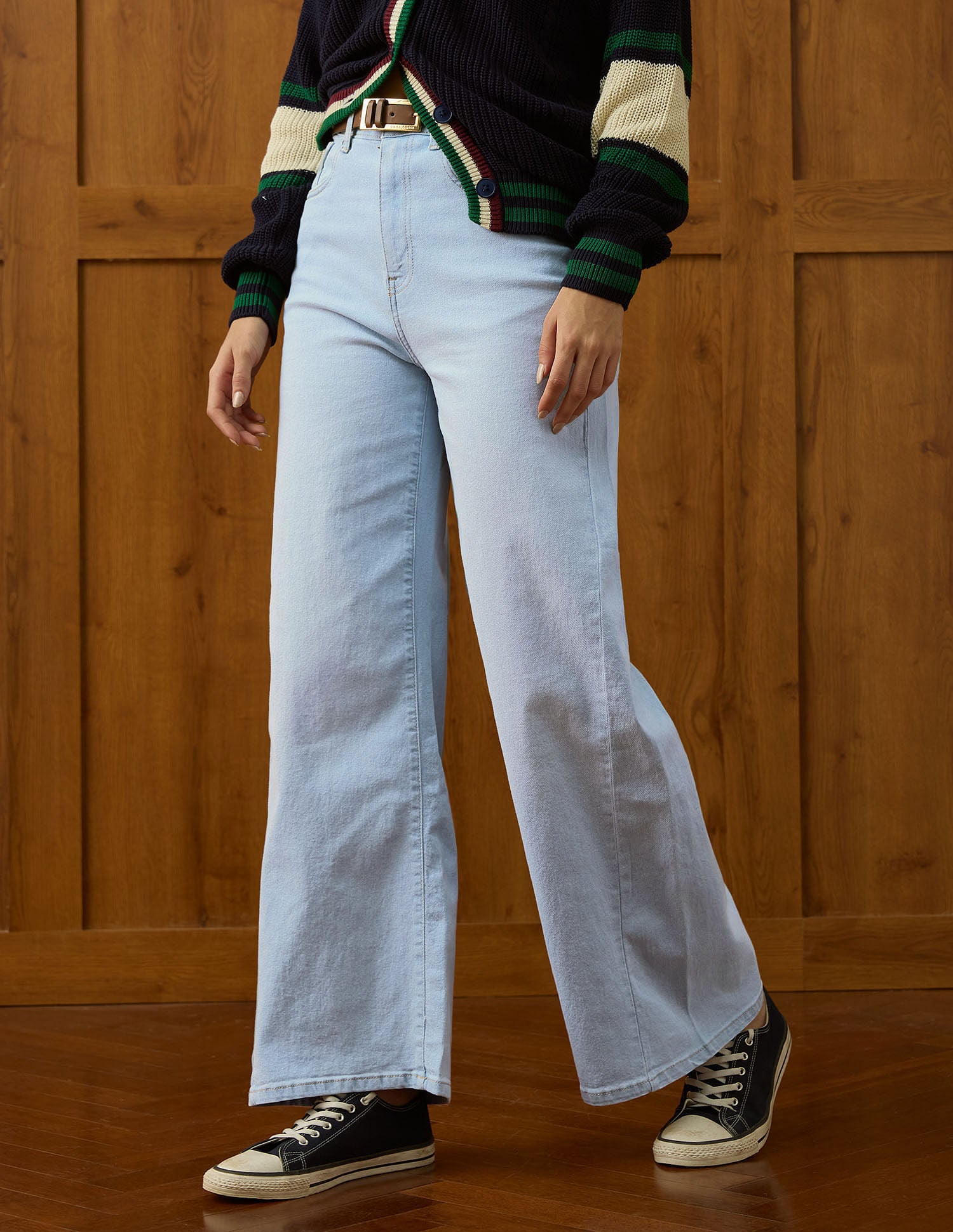 High Rise Baggy Fit Jeans