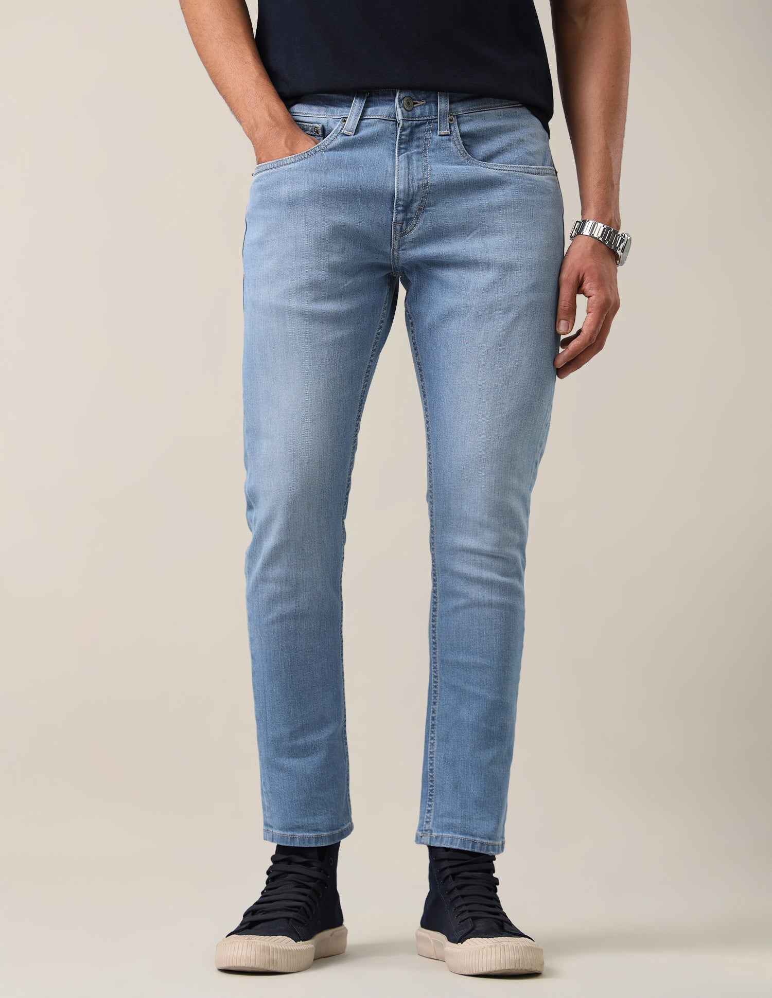 Henry Tapered Fit Blue Jeans Blue - U.S. Polo Assn. India | Large