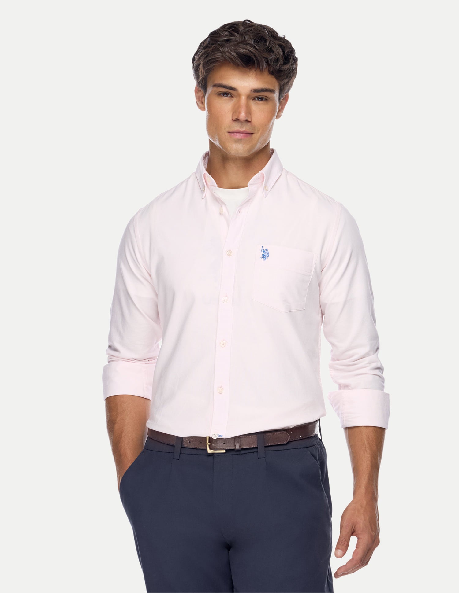 Tailored Fit Cotton Twill Shirt