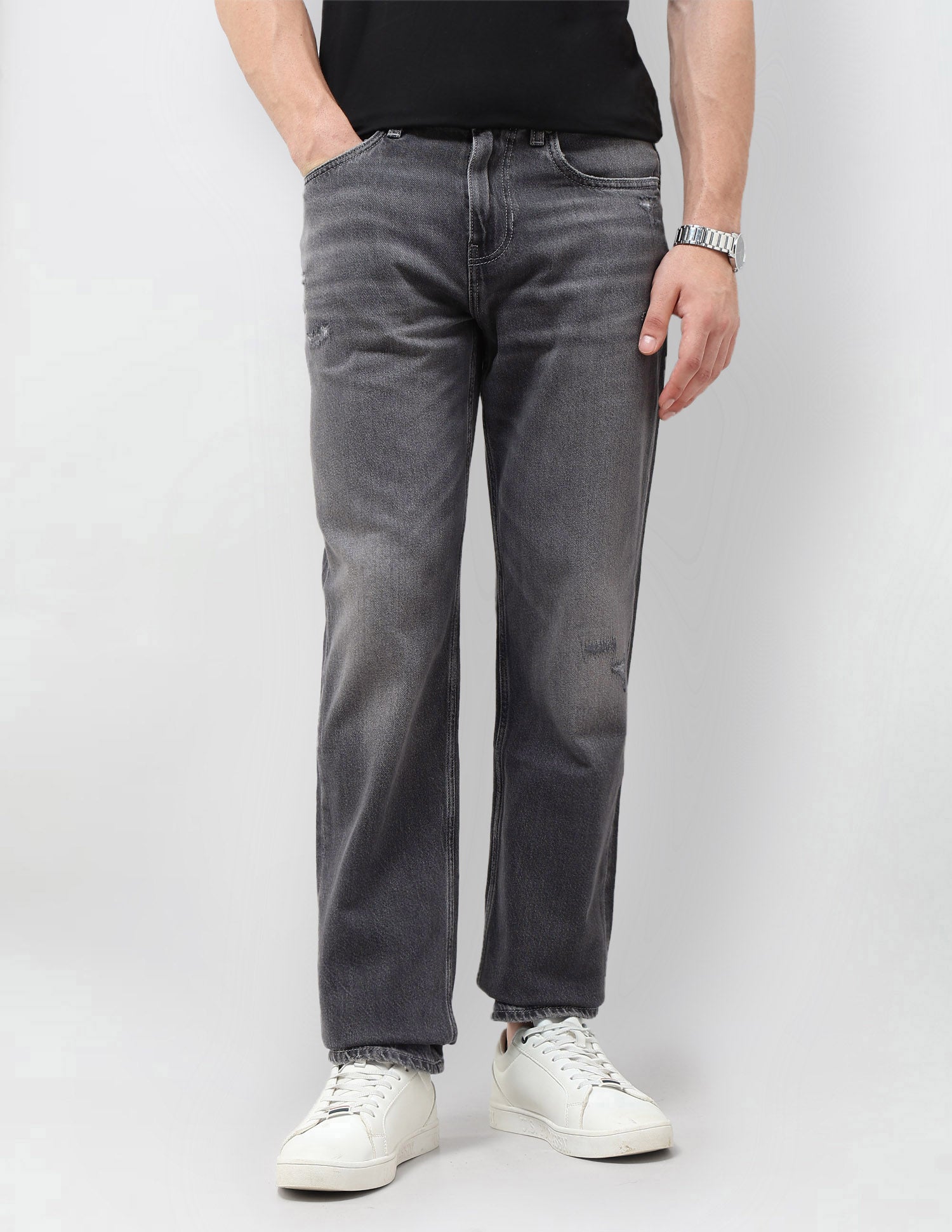 Shawn Relaxed Fit Grey Jeans
