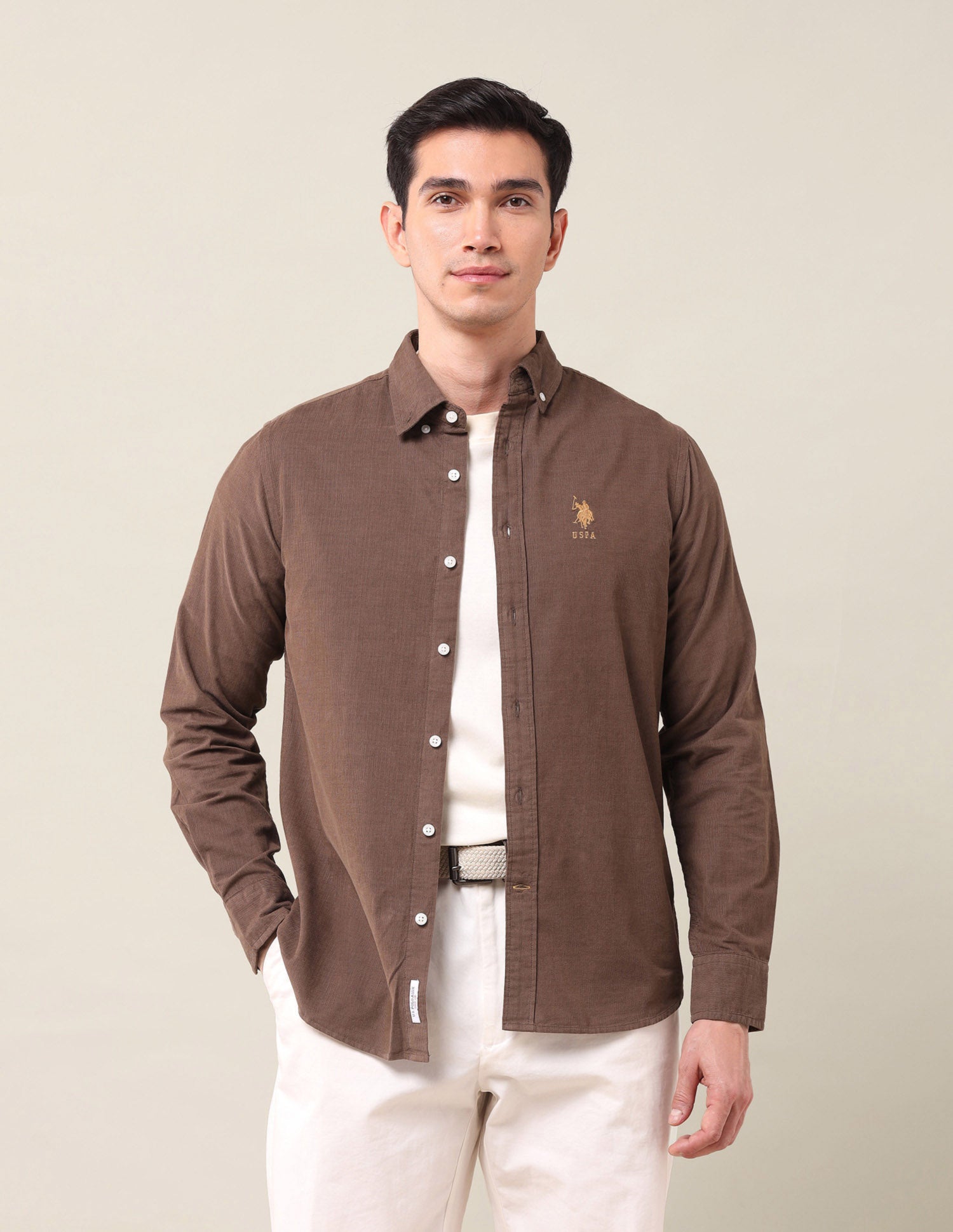 Textured Corduroy Shirt