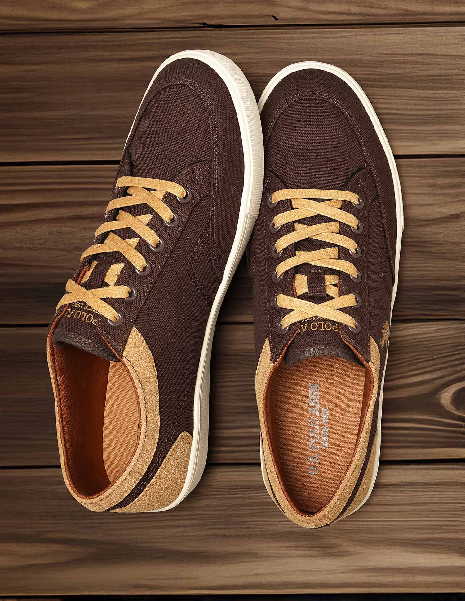 Men Monton 6.0 Colour Blocked Sneakers Brown - U.S. Polo Assn. India | Large