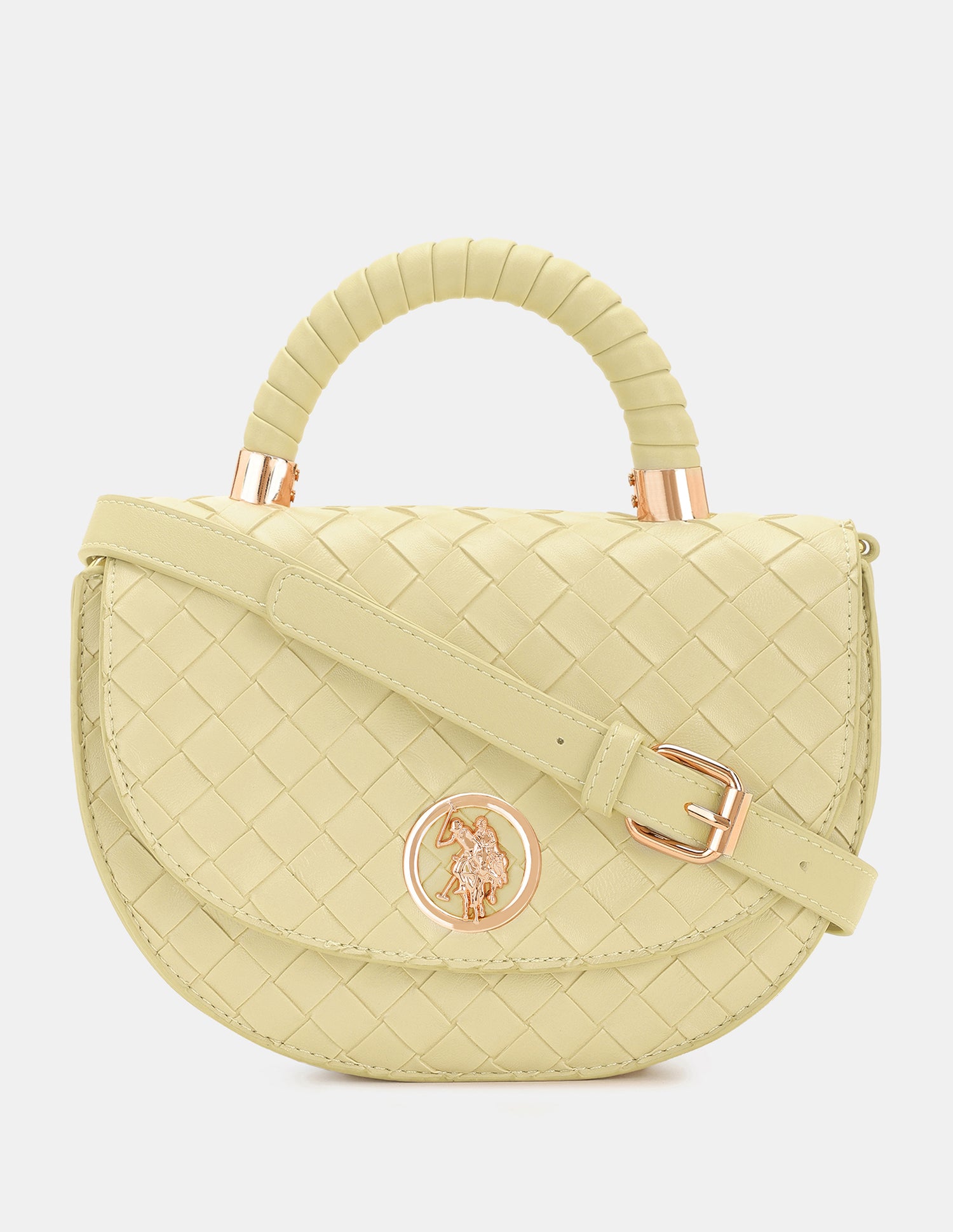 Women Andra Patterned Weave Crossbody Bag