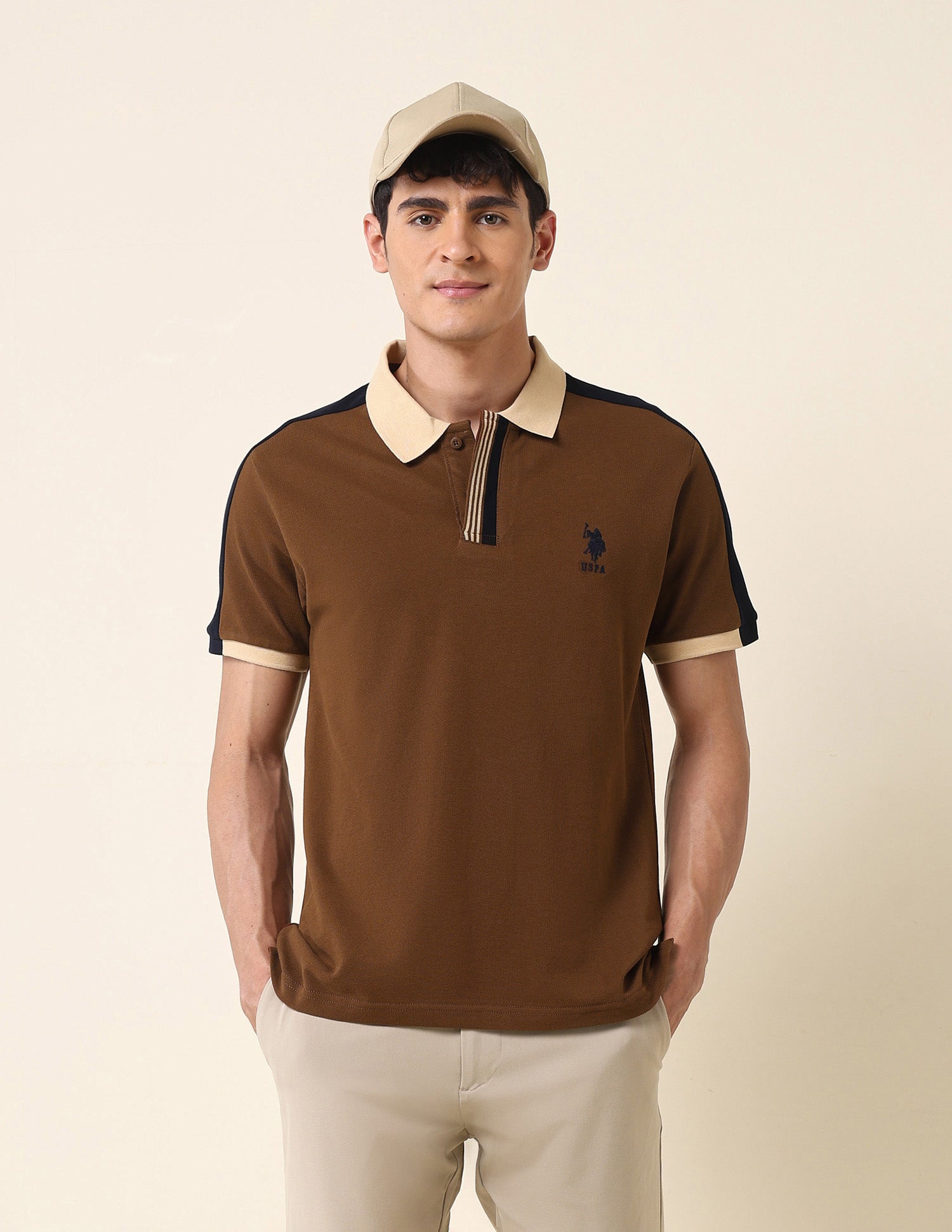 Solid Slim Fit Polo Shirt