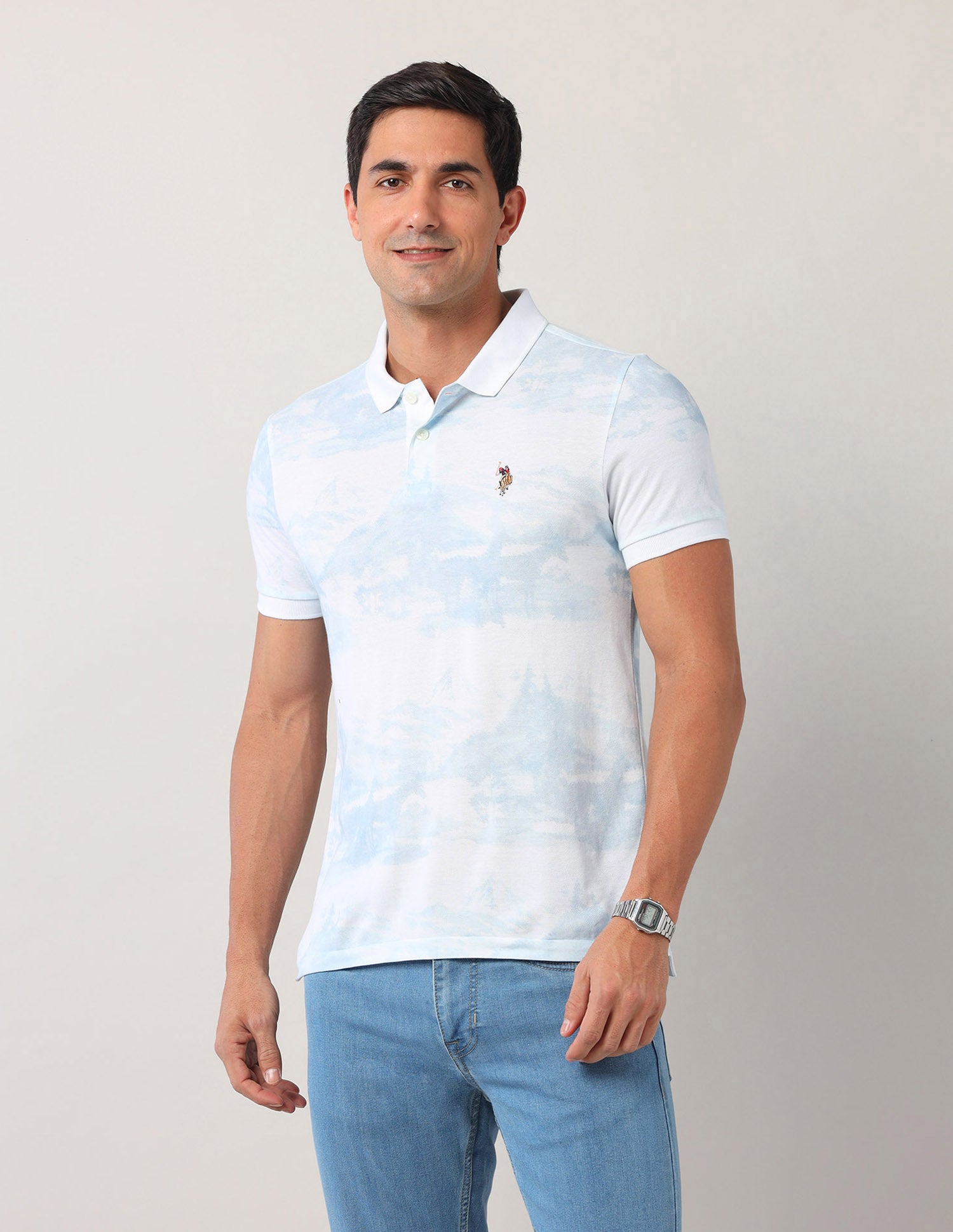 Pure Cotton Americana Polo Shirt