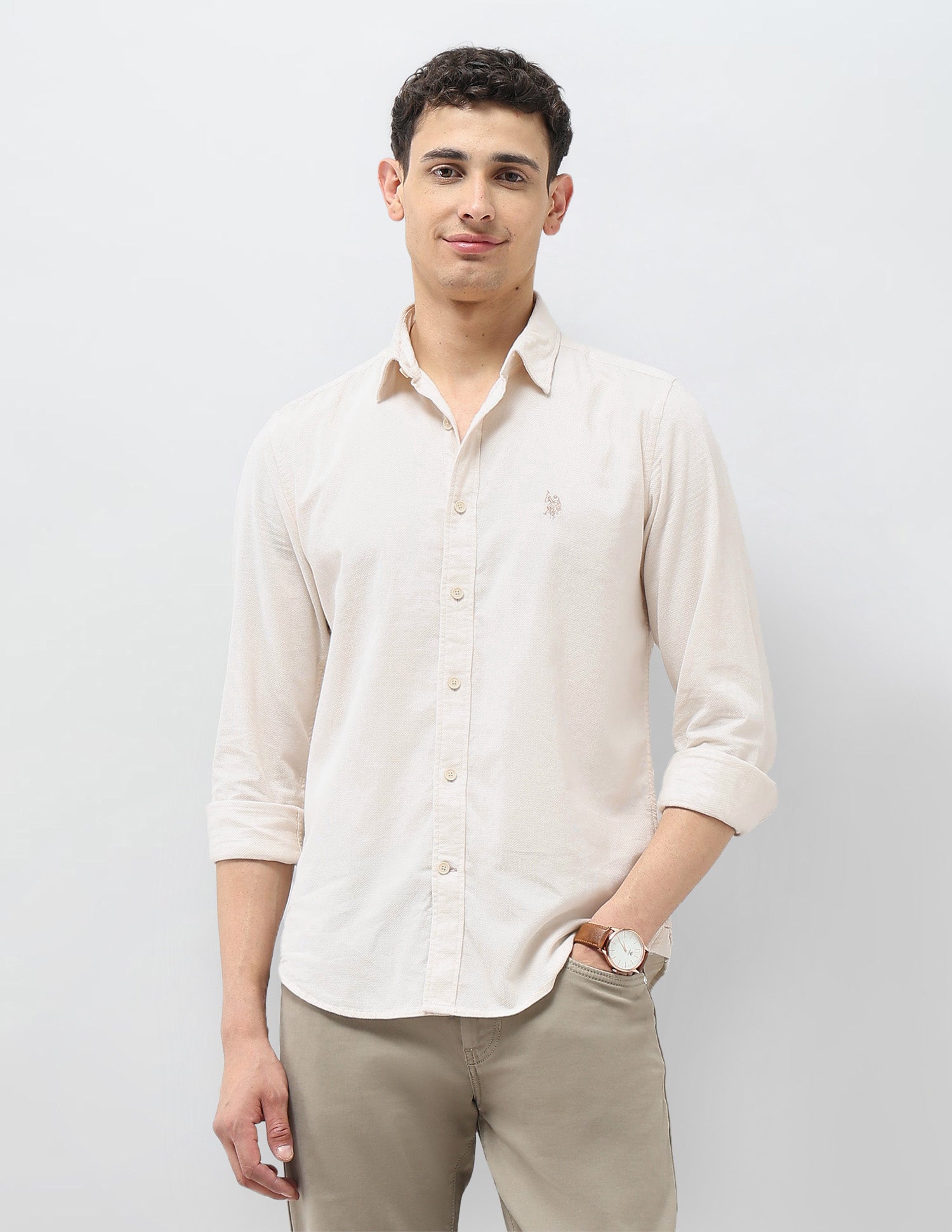 Corduroy Slim Fit Shirt