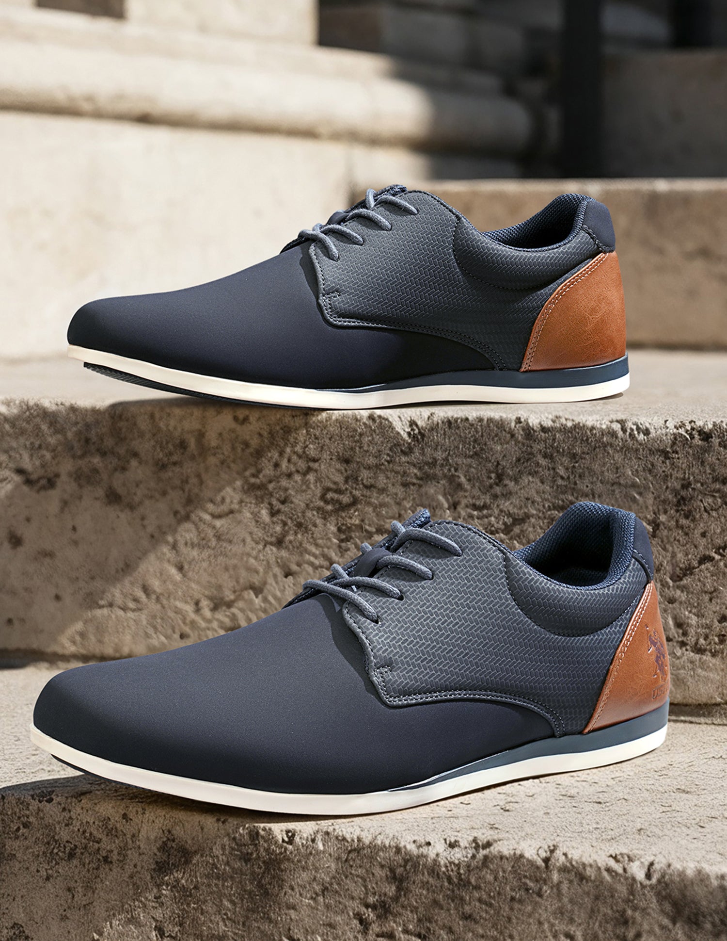 Men Lucius 3.0 Navy Work Casuals Lace Up Shoes