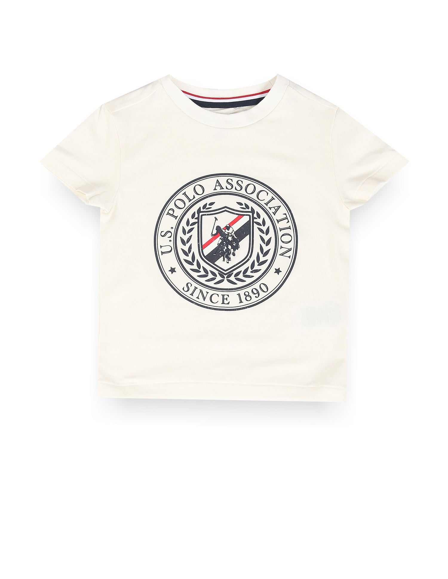 Boys Brand Print Cotton T-Shirt