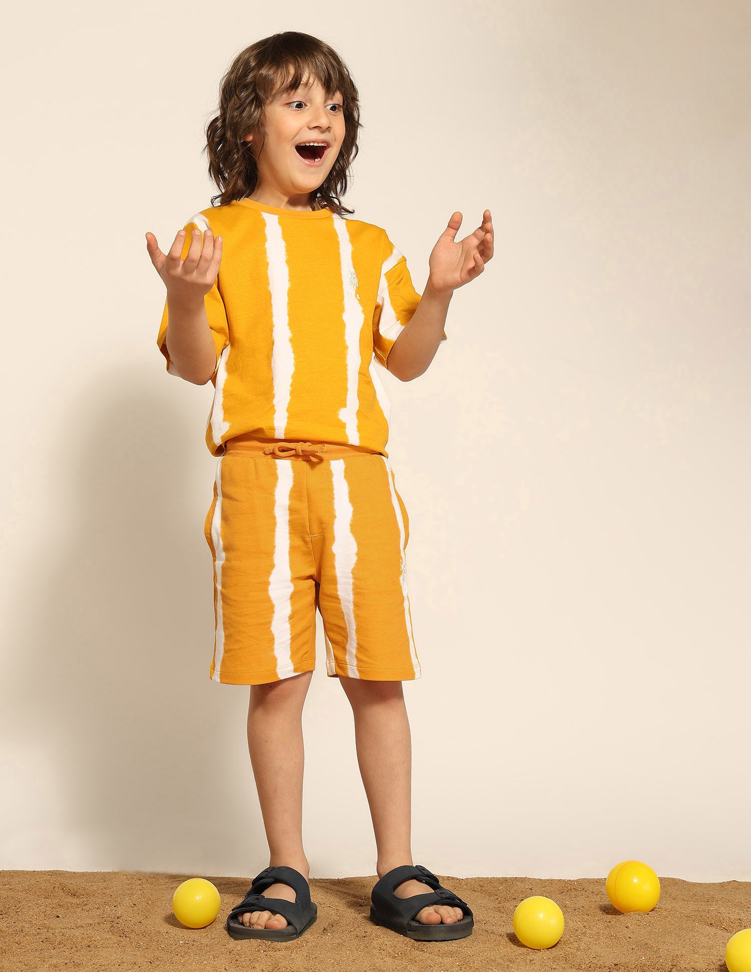 Boys Pure Cotton Dyed Shorts