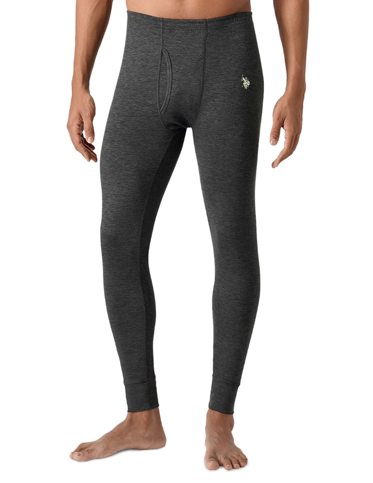 Mid Rise I756 Heathered Thermal Pants - Pack Of 1