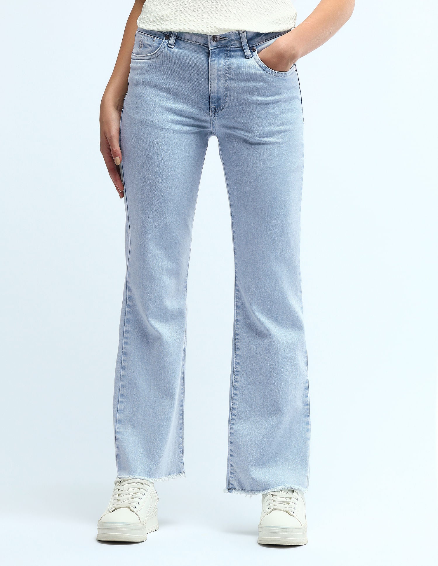 Mid Rise Regular Bootcut Jeans