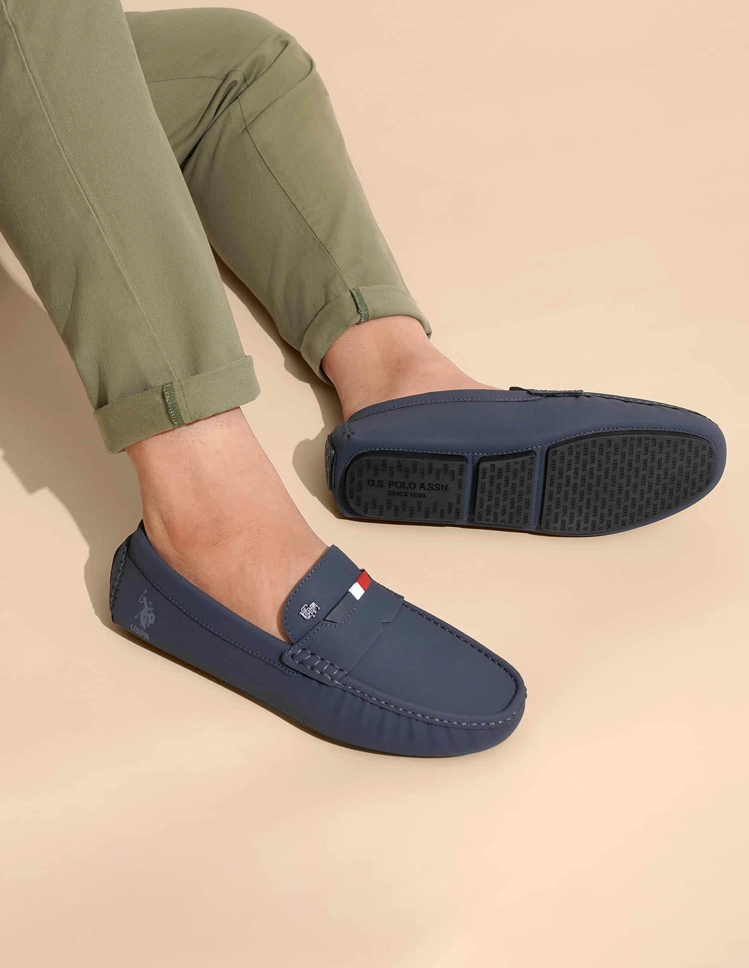 Men Galer 2.0 Loafers Navy - U.S. Polo Assn. India | Large