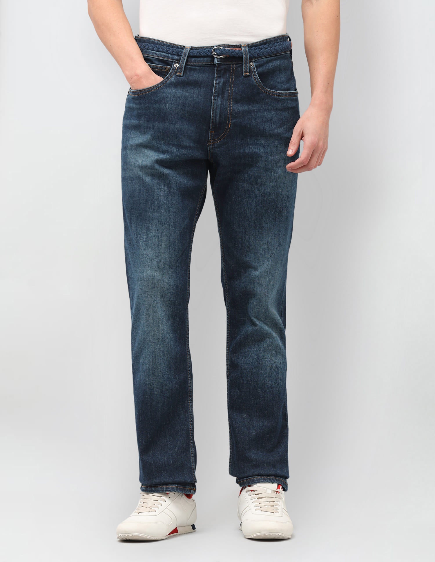 Solid Slim Fit Jeans