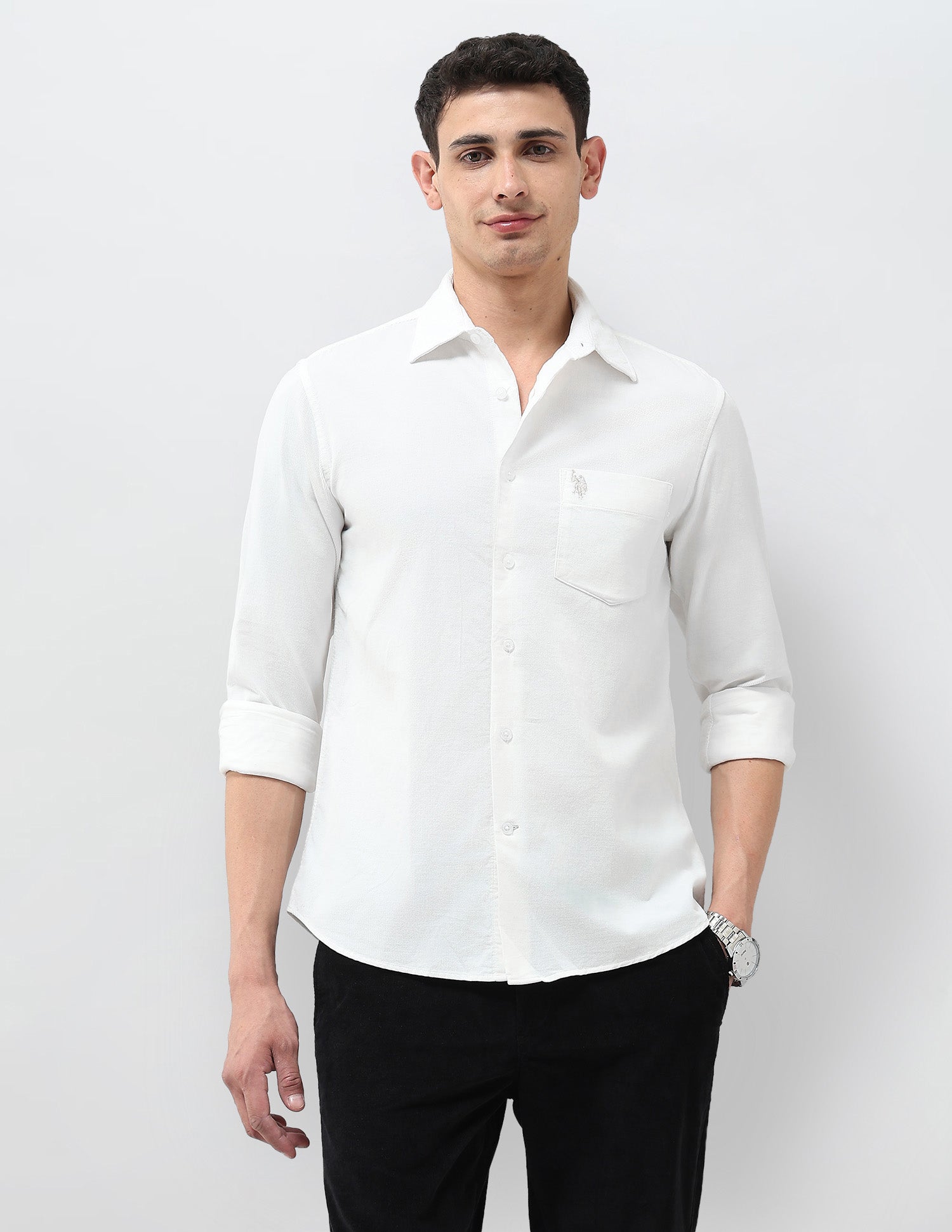 Corduroy Tailored Fit Shirt