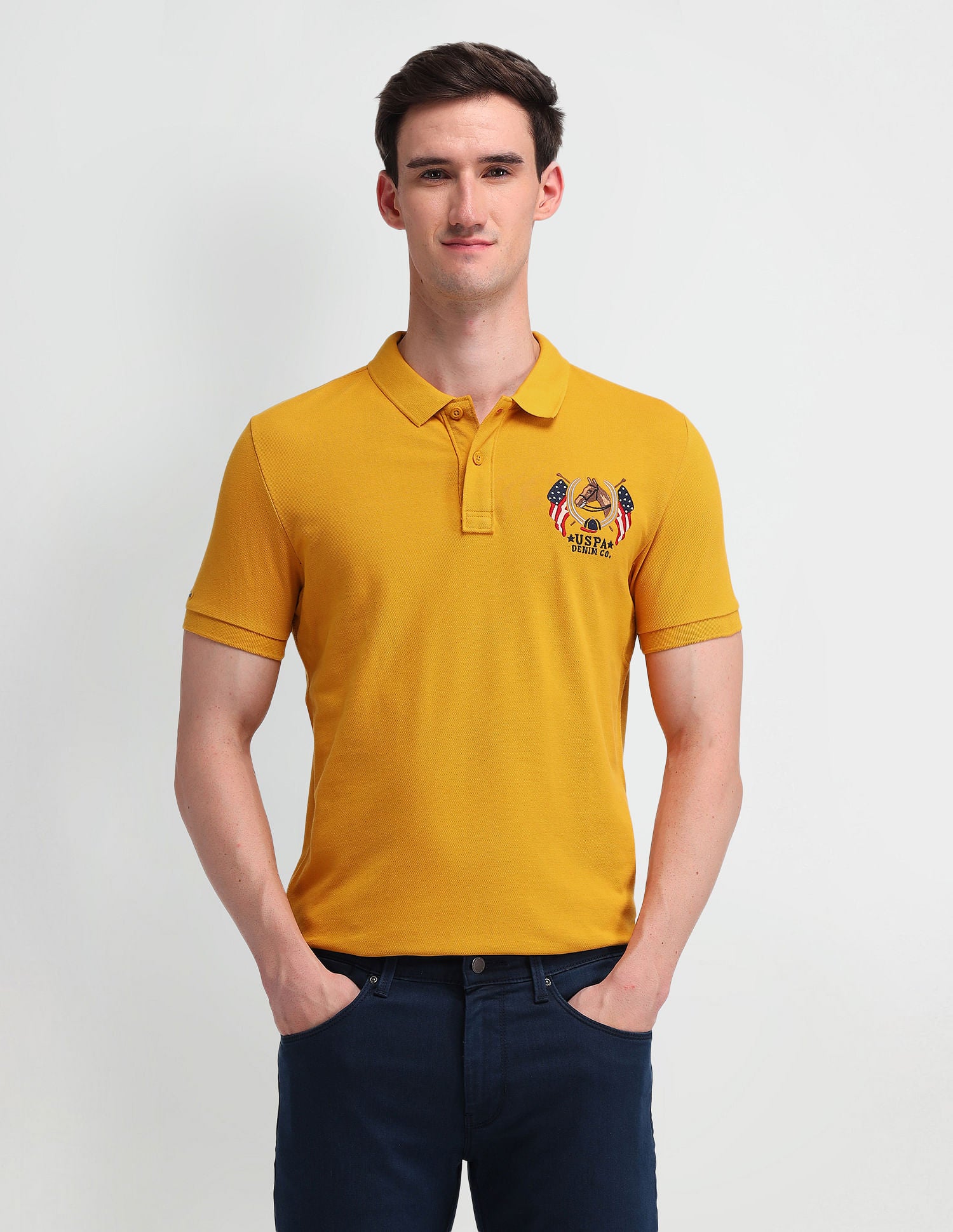 Solid Slim Fit Polo Shirt