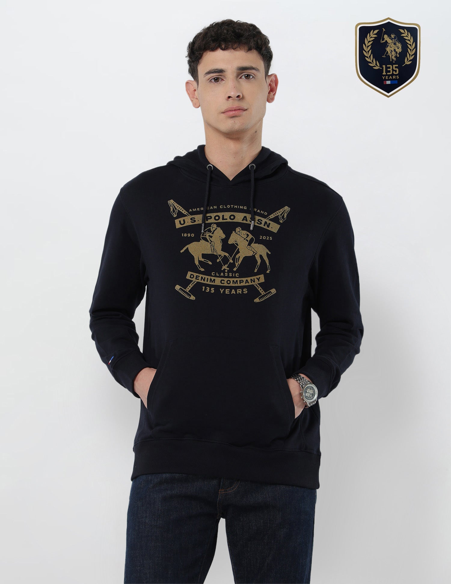 Brand Printed Regular Fit Sweatshirt