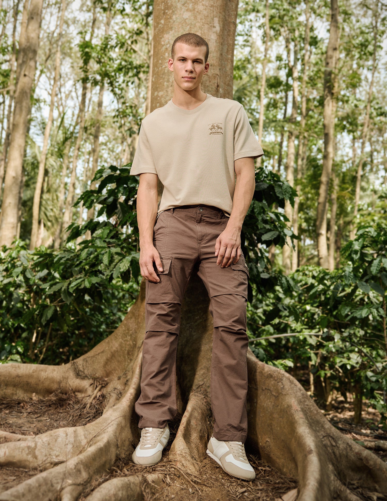 Straight Fit Cargo Trousers Brown - U.S. Polo Assn. India | Large