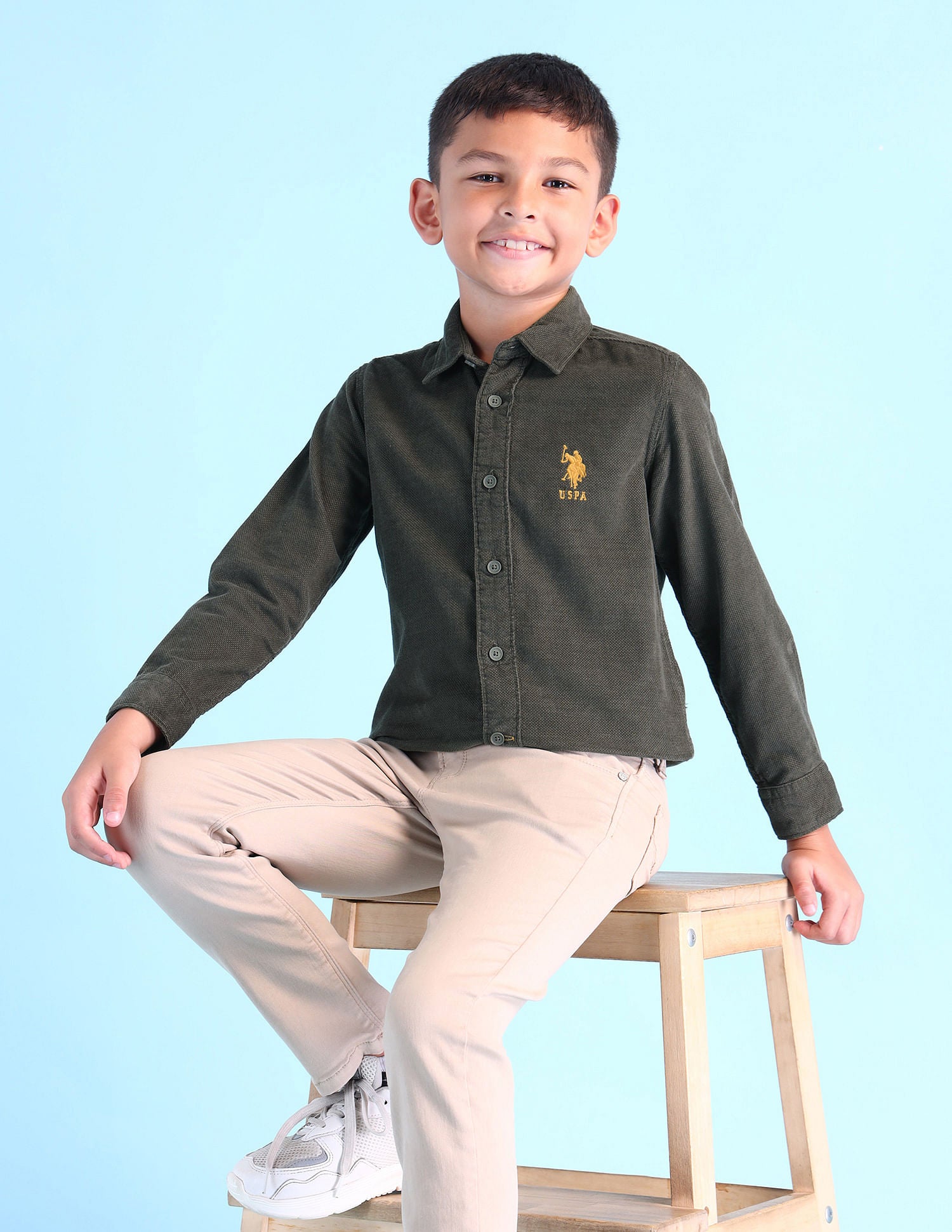 Boys Cotton Knitted Shirt
