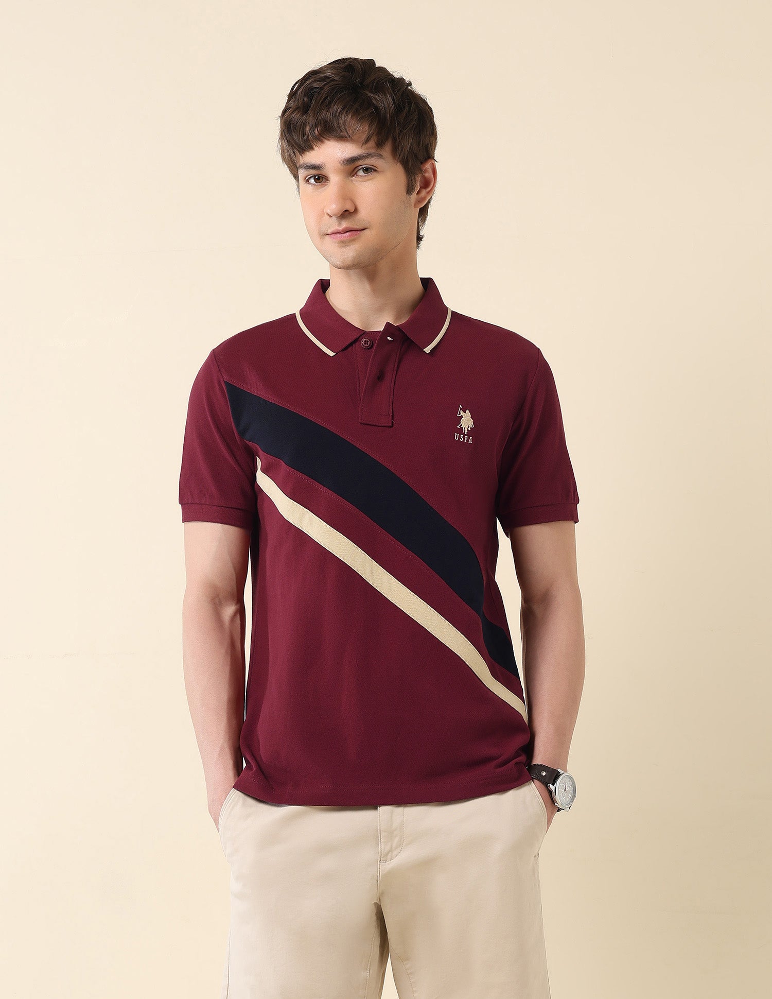 Colourblocked Classic Polo Shirt