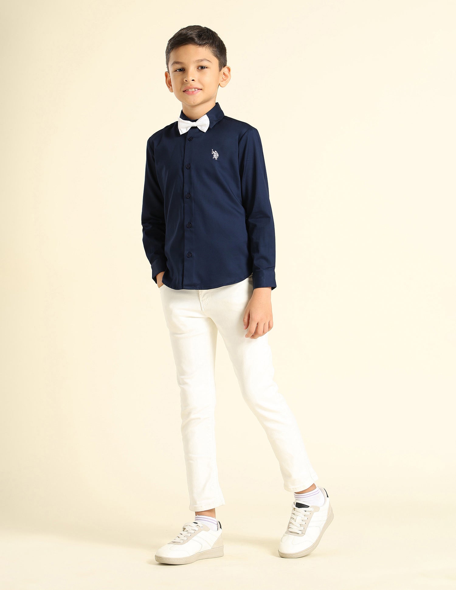 Boys Pure Cotton Satin Shirt