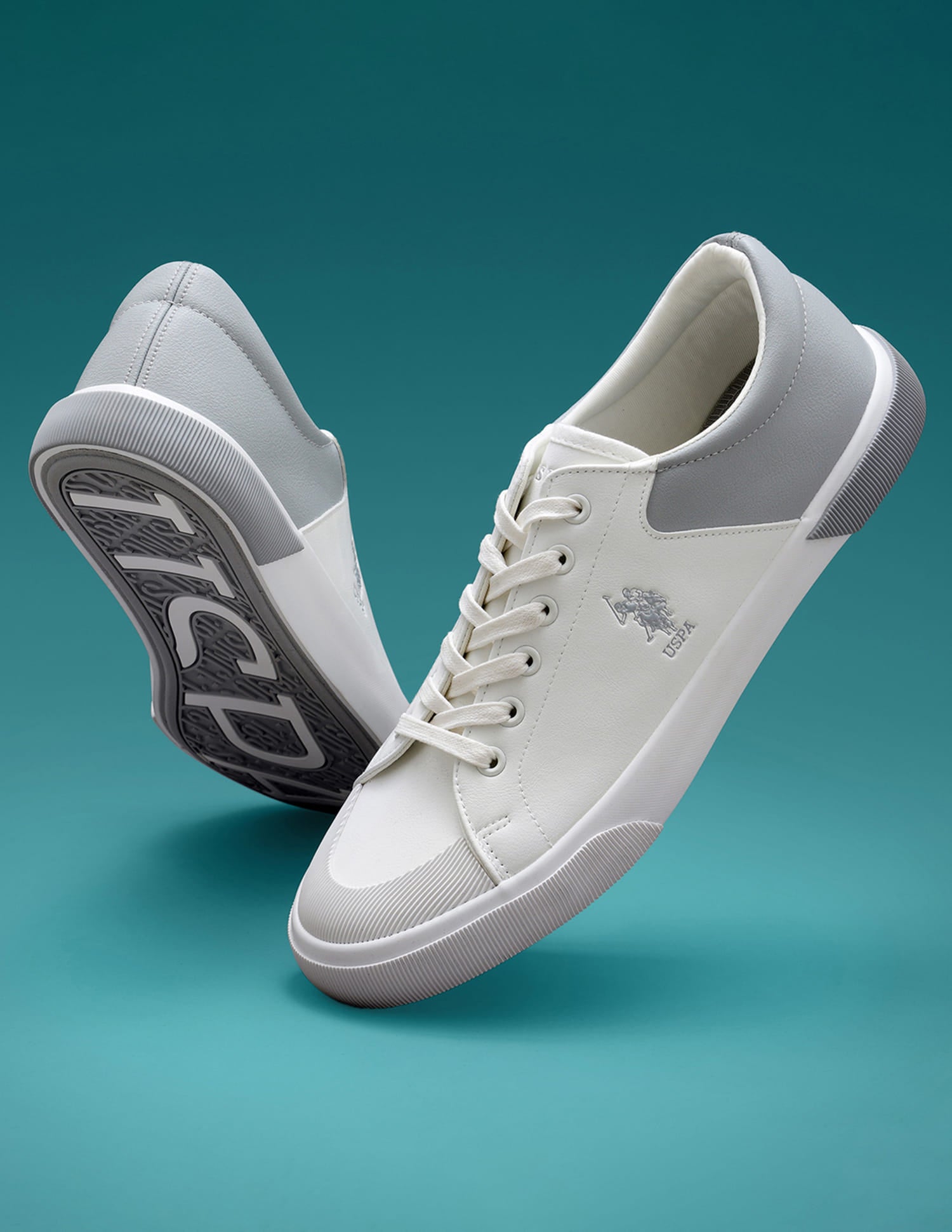 Men Colour Block Tanal Sneakers White - U.S. Polo Assn. India | Large