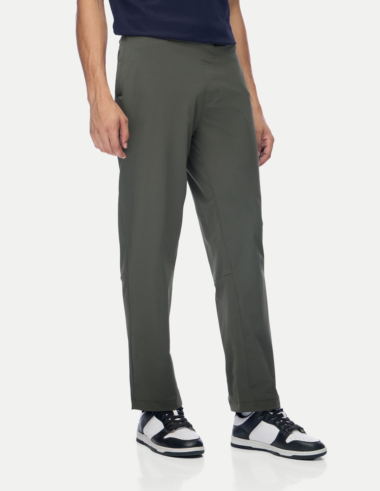 Mid Rise Regular Fit Active Track Pants Dark Olive - U.S. Polo Assn. India | Large