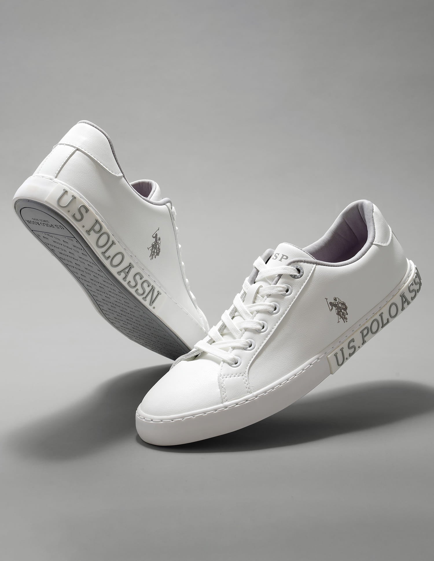 Men Solid Planal 3.0 Sneakers White - U.S. Polo Assn. India | Large